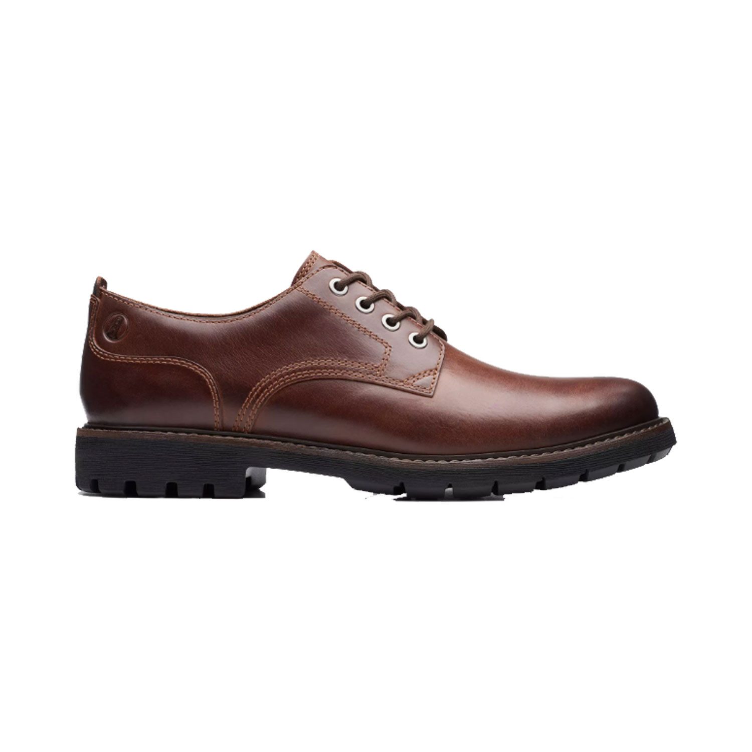 Clarks Batcombe Tie Dark Tan Lea günstig online kaufen