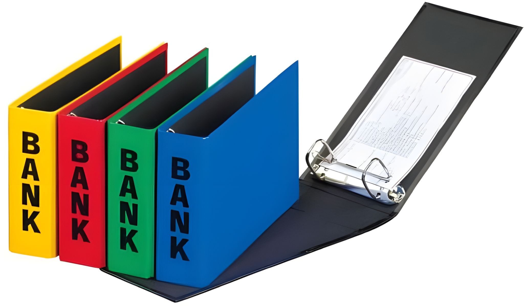 PAGNA Bankordner Pagna Bankordner 25x14cm Basic Colours Bubi sortiert