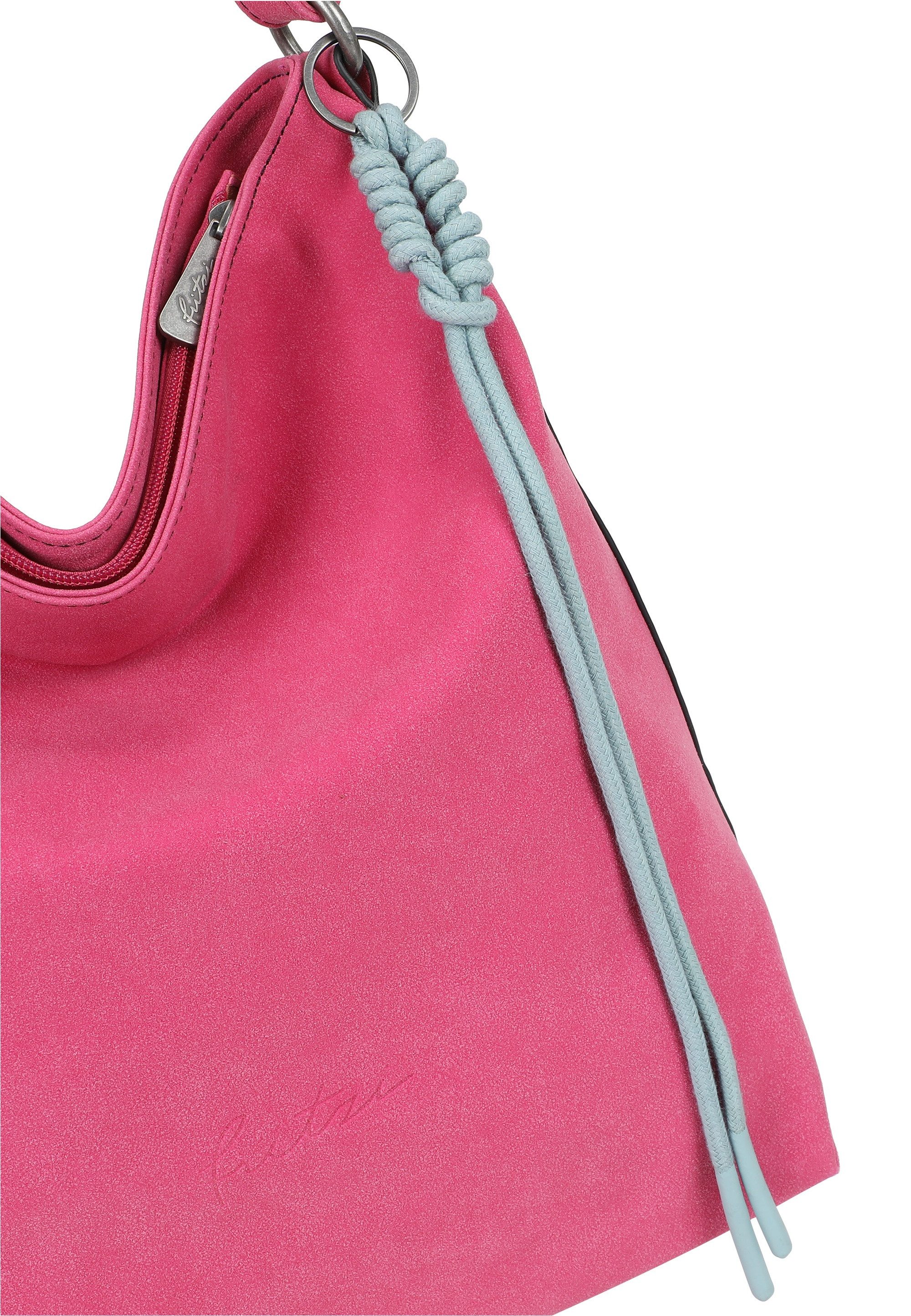 Fritzi aus Preußen Schultertasche Jacky Black, mit Reißverschluss