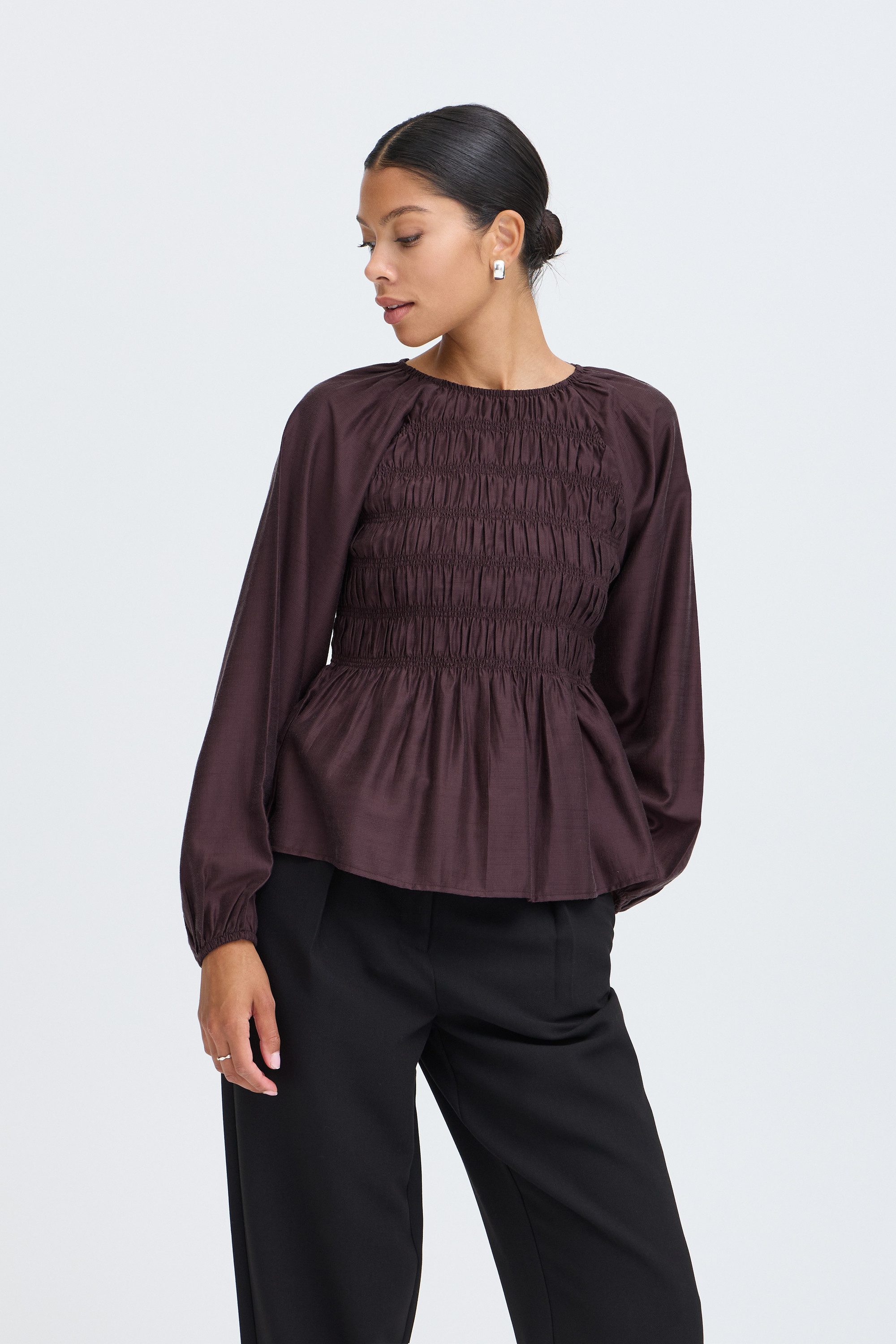 b.young Langarmbluse Bluse langarm BYFLAX