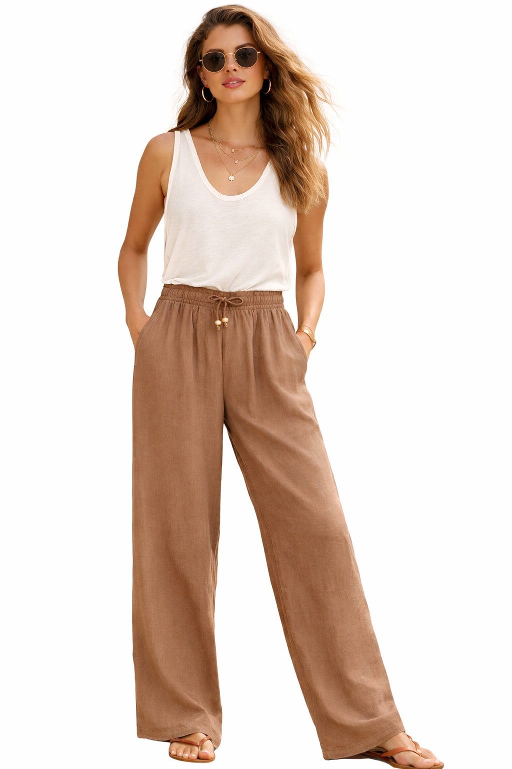 Eight2Nine Chinos Eight2nine Damen Leinen Hose Leinenhose Regular Freizeith günstig online kaufen