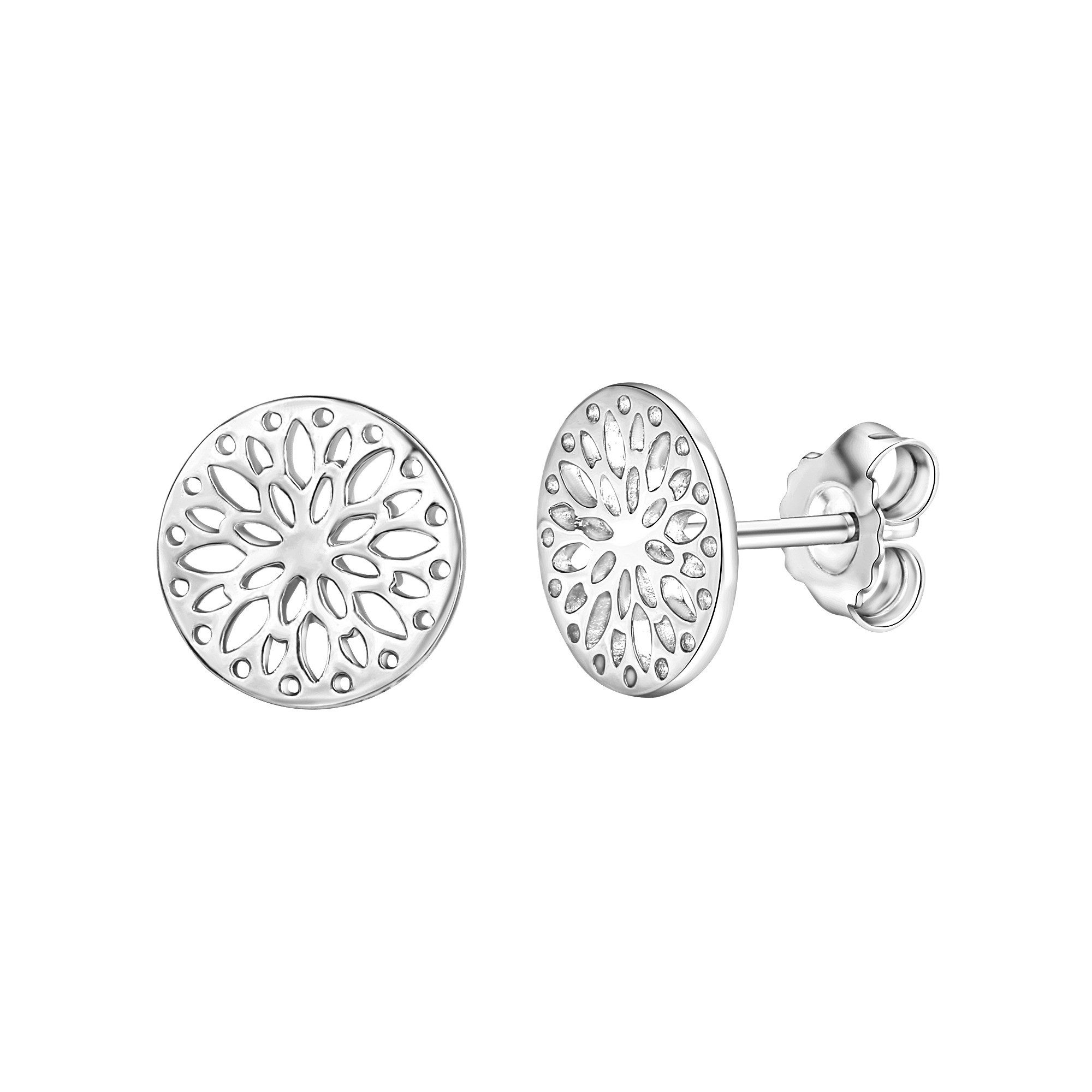 Paar Ohrstecker 925-Sterling Silber rhodiniert