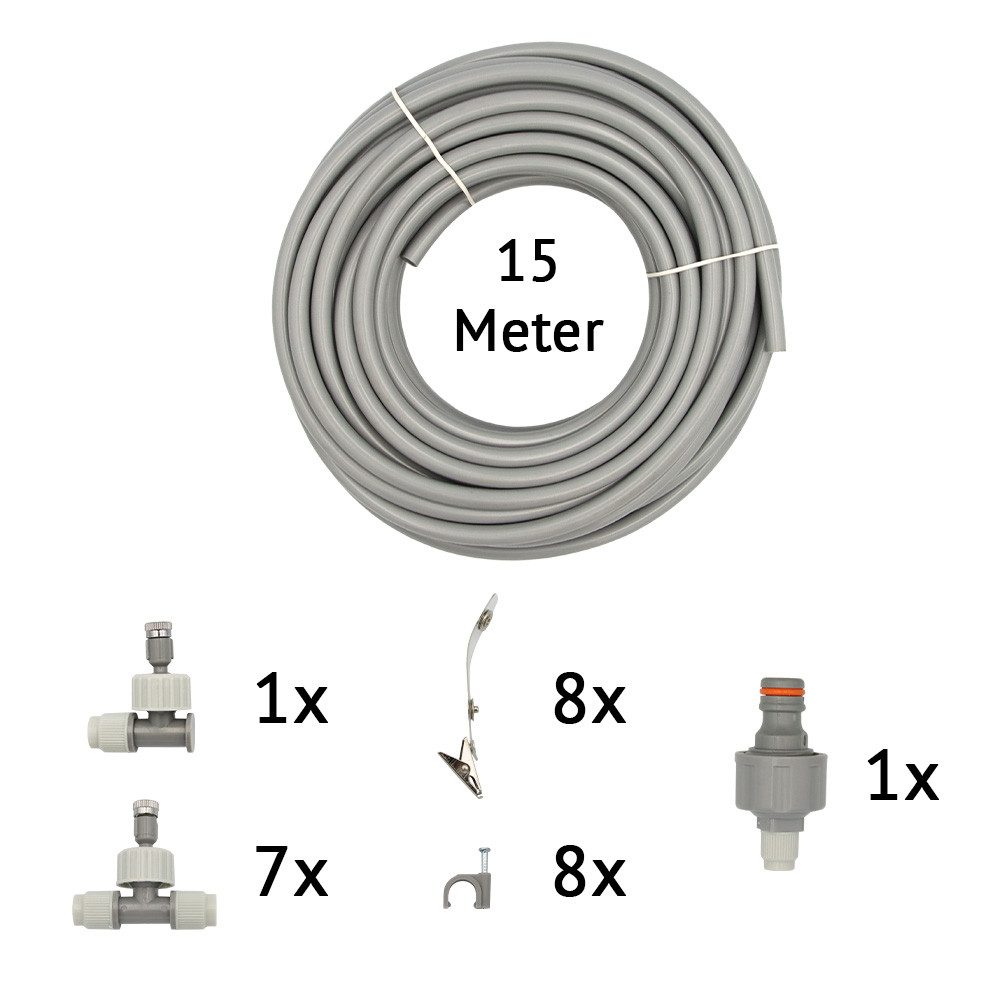 Bradas Flächenregner Sprühnebel Set 15m Bradas WHITE LINE