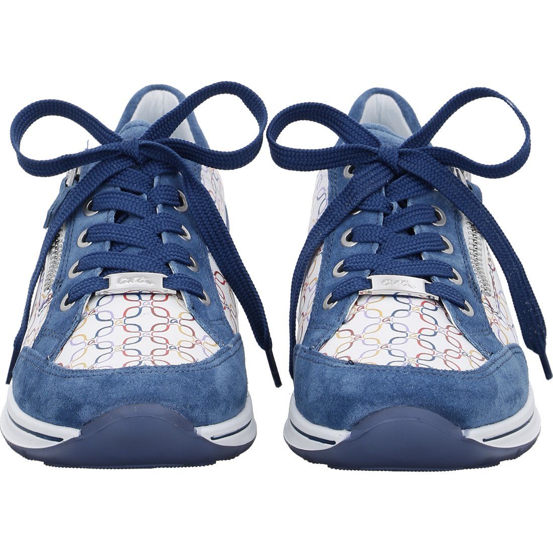 Glattleder Schuhe, Damen 044978 blau Osaka Sneaker Ara Sneaker Ara -