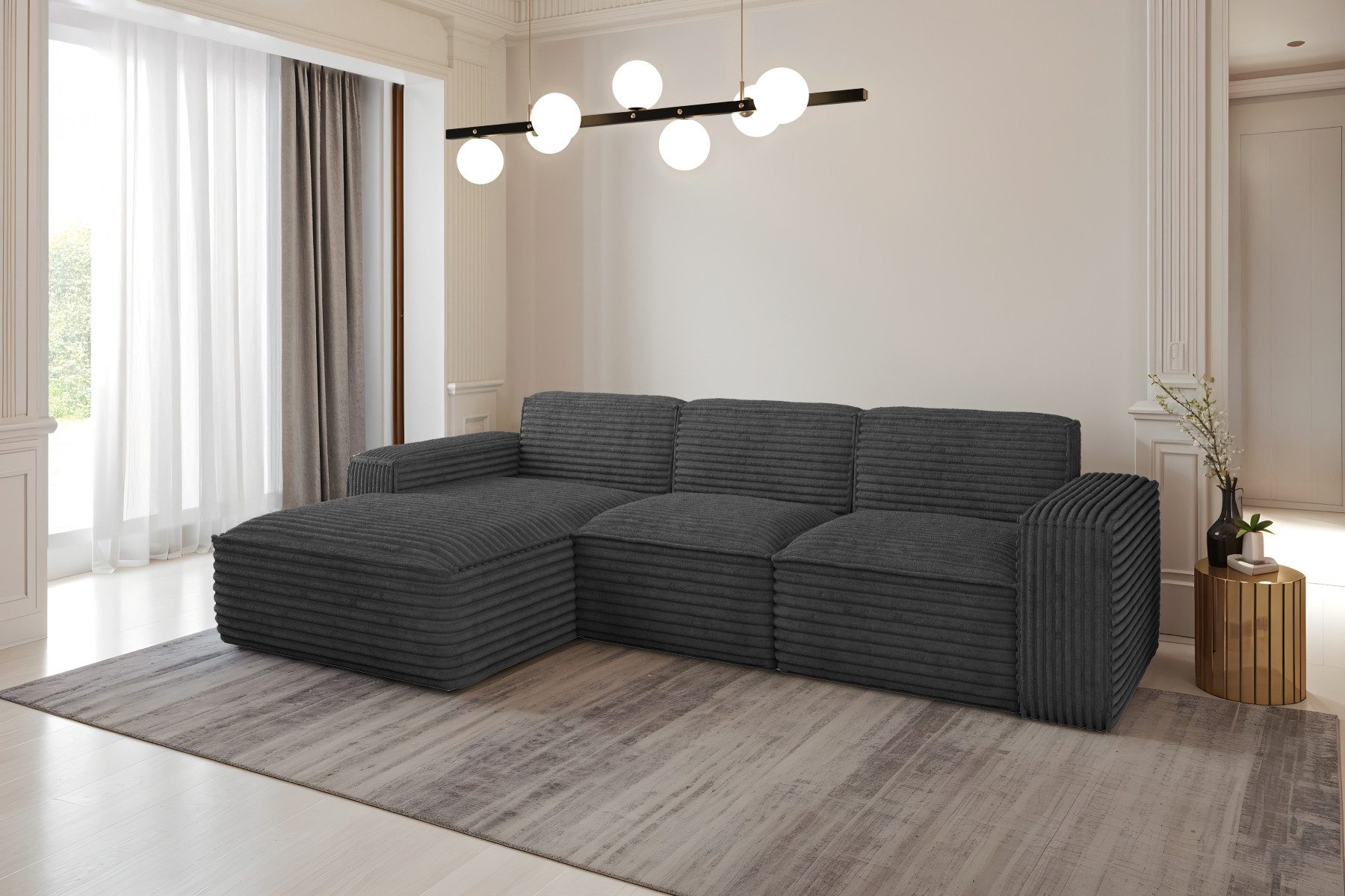 Kaiser Möbel Ecksofa Eckcouch SIENA L-Form, günstig online kaufen