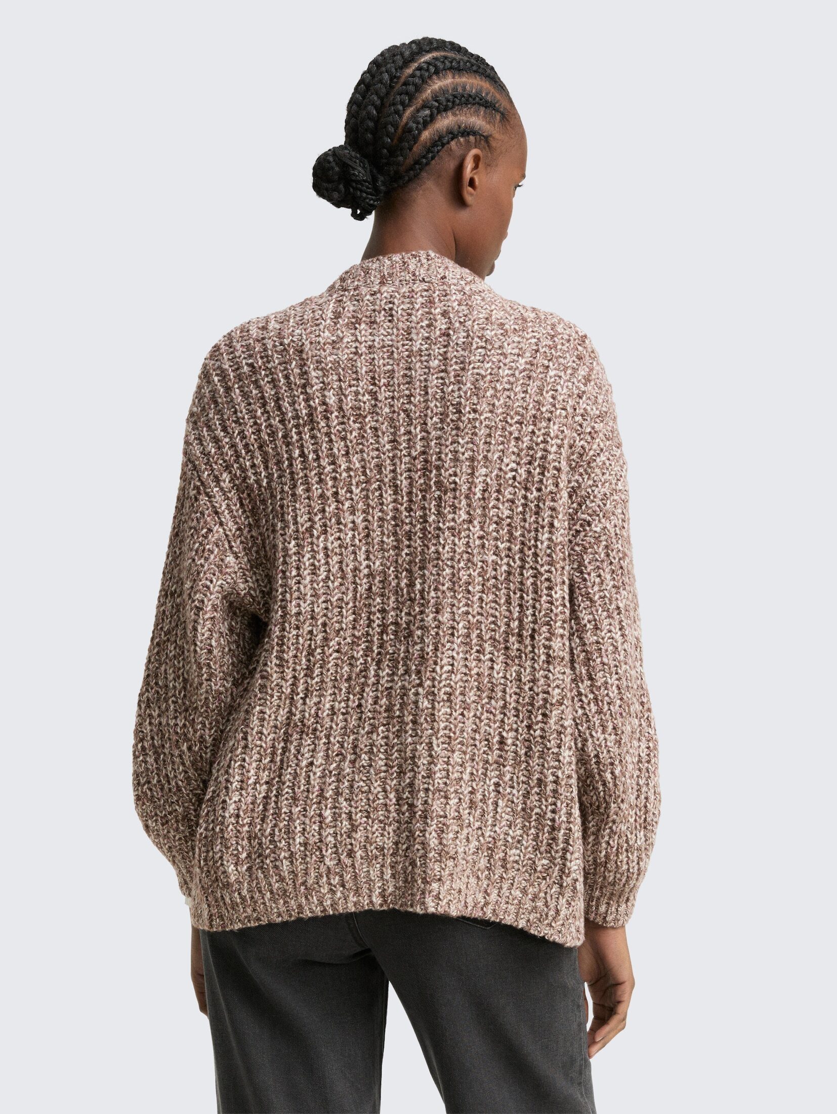 TOM TAILOR Denim Cardigan Pullover & Strickjacken Relaxed Fit Cardigan in Melange-Optik