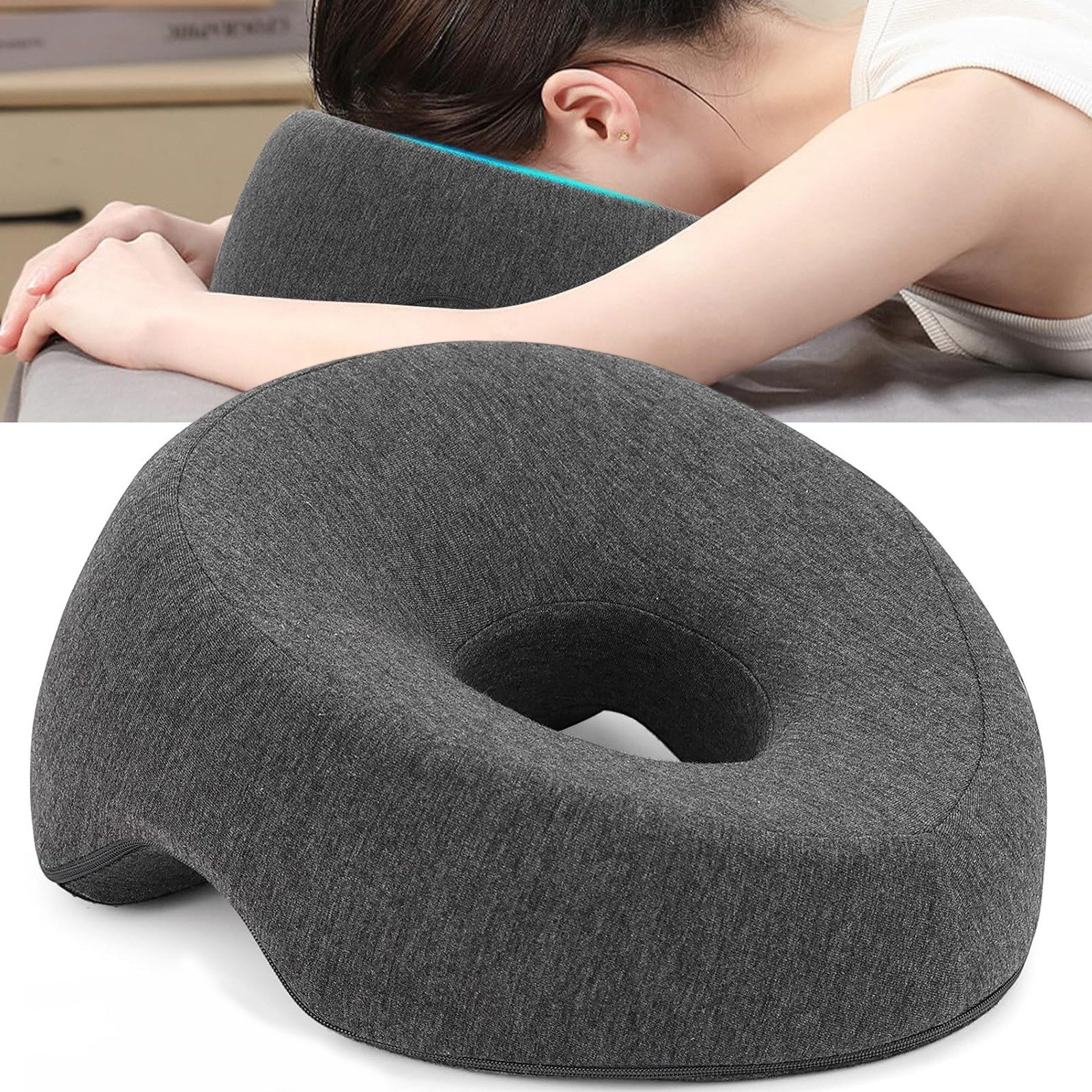 REDOM Kopfstützkissen Nackenstützkissen Memory Foam Massagekissen, Gesichts günstig online kaufen