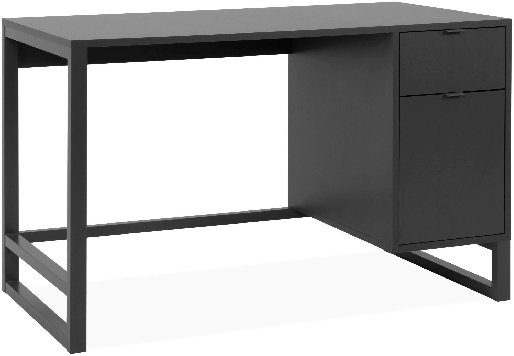 Finori Schreibtisch Sumatra 30A, Modern Industrial PC Computer Home Office 120 x 75 x 65 cm