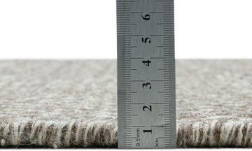Wollteppich Trondheim PO-501, THEKO, rechteckig, Höhe: 10 mm, Handweb Teppich, Flachgewebe, reine Wolle, handgewebt