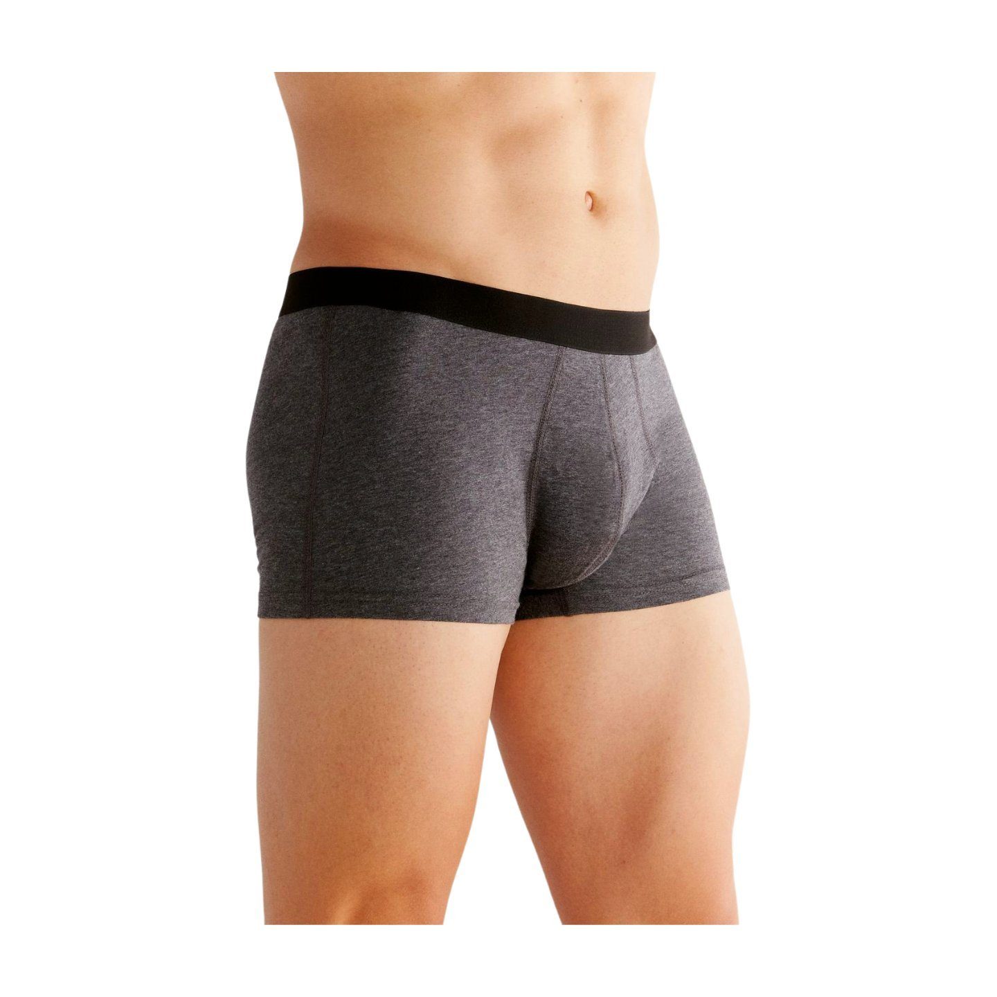 Trunk Anthrazit-Melange Albero Boxershorts Natur Shorts