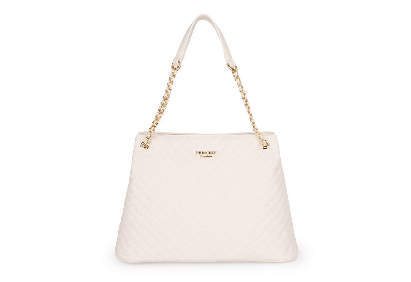 Princely London Handtasche Nina - Geräumige Tasche mit Reißverschluss