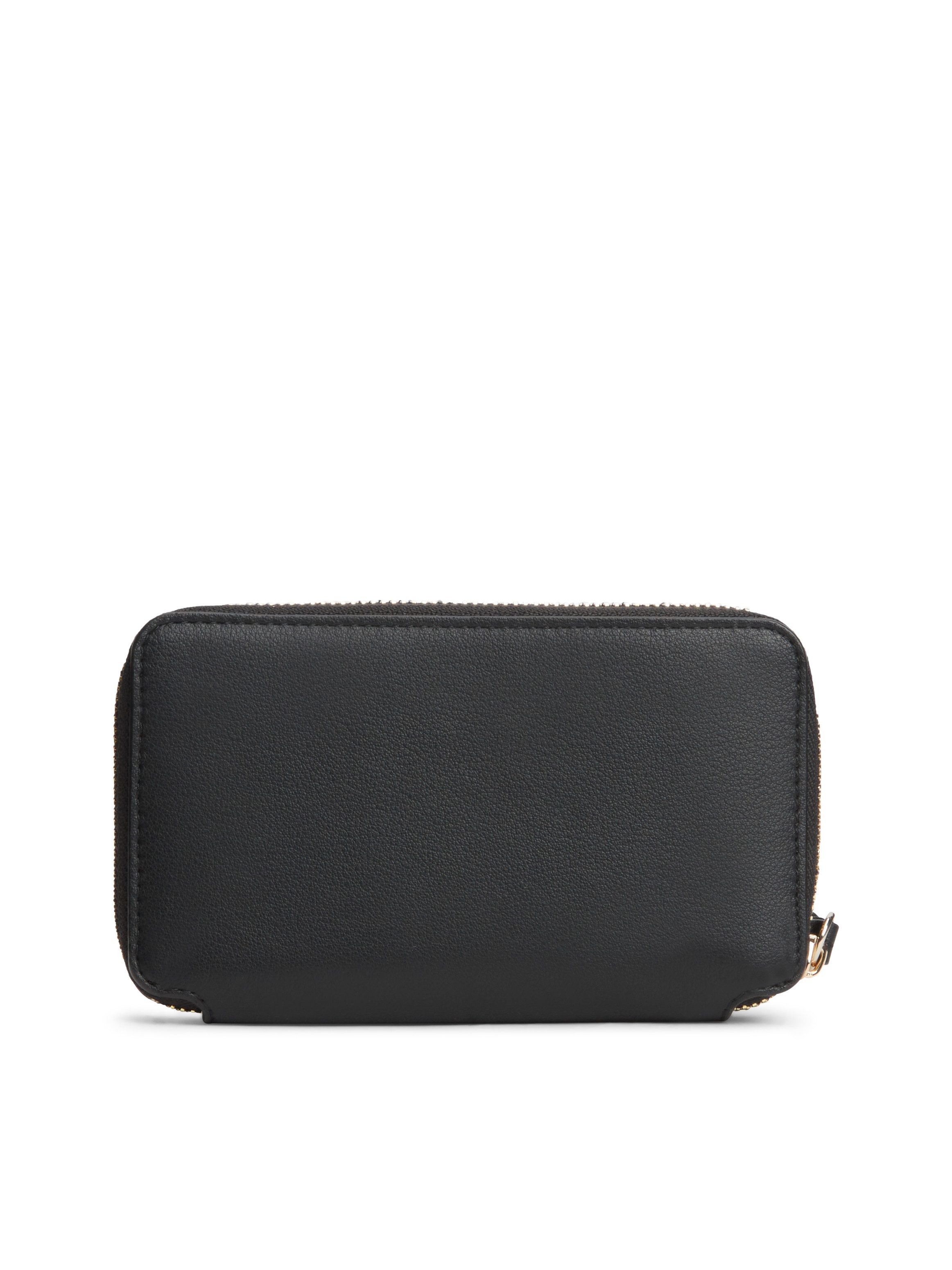 Tommy Hilfiger Geldbörse TH LOGOTAPE COMPACT ZIP AROUND, Unisex Portemonnaie, Geldbeutel mit edlem TH-Logoelement – Bild 2 von 4