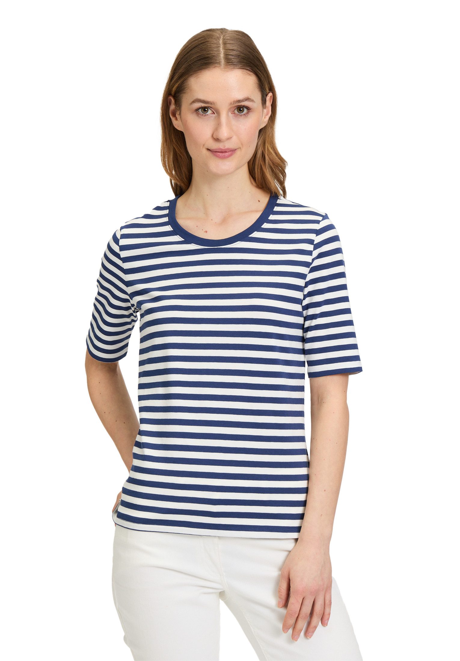 Kurzarmshirt Betty Barclay Damen Basic Shirt mit Streifen