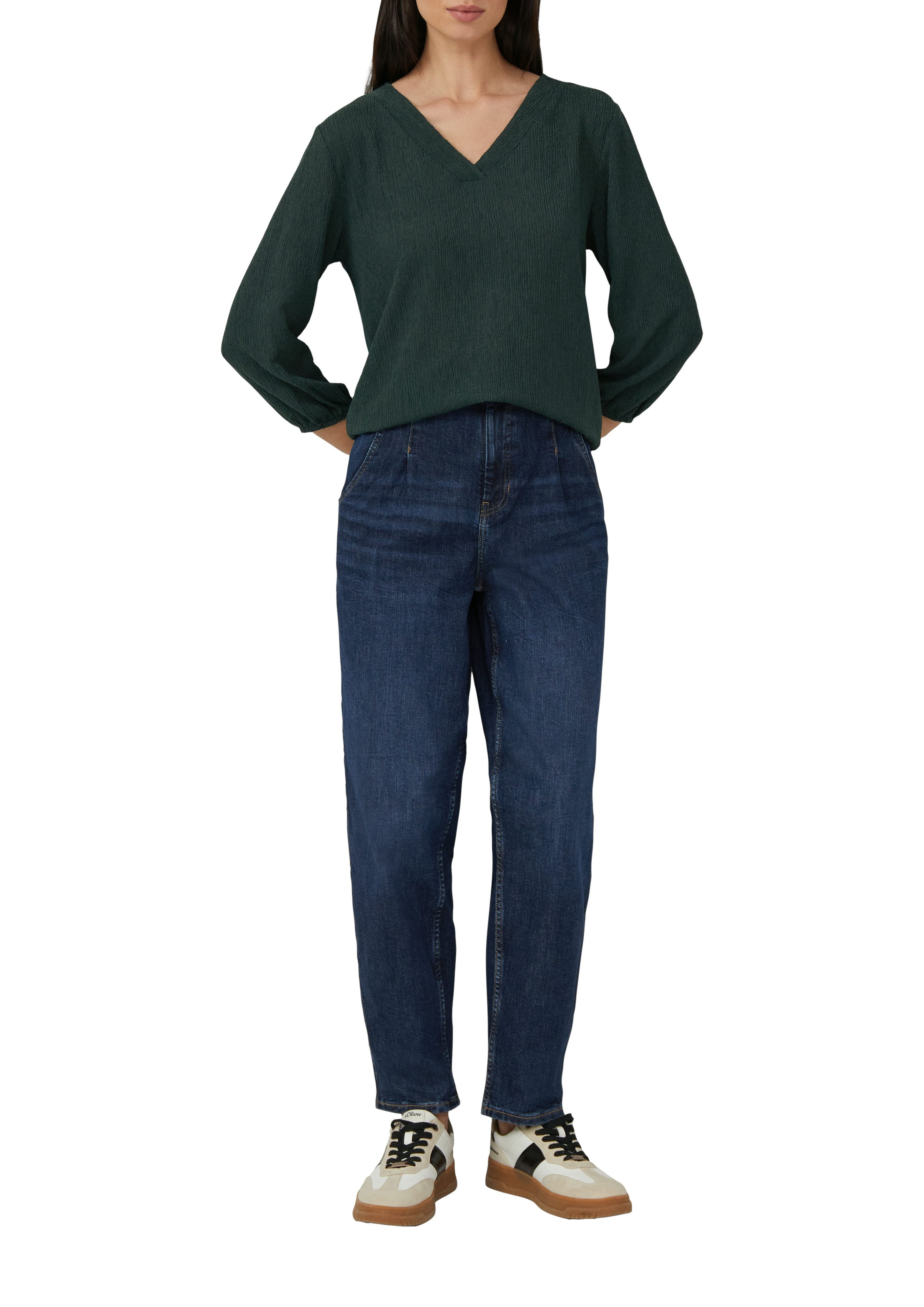 s.Oliver 3/4-Arm-Shirt mit V-Ausschnitt günstig online kaufen