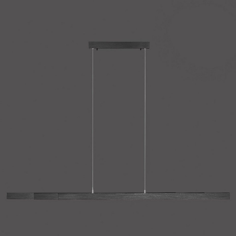 Paul Neuhaus LED Pendelleuchte Stretchy, Leuchte ausziehbar (106–165 cm),  Leuchte höhenverstellbar (100–180 cm), dimmbar über Wandschalter, LED fest  integriert, Warmweiß, ausziehbar, Höhenverstellung, dimmbar