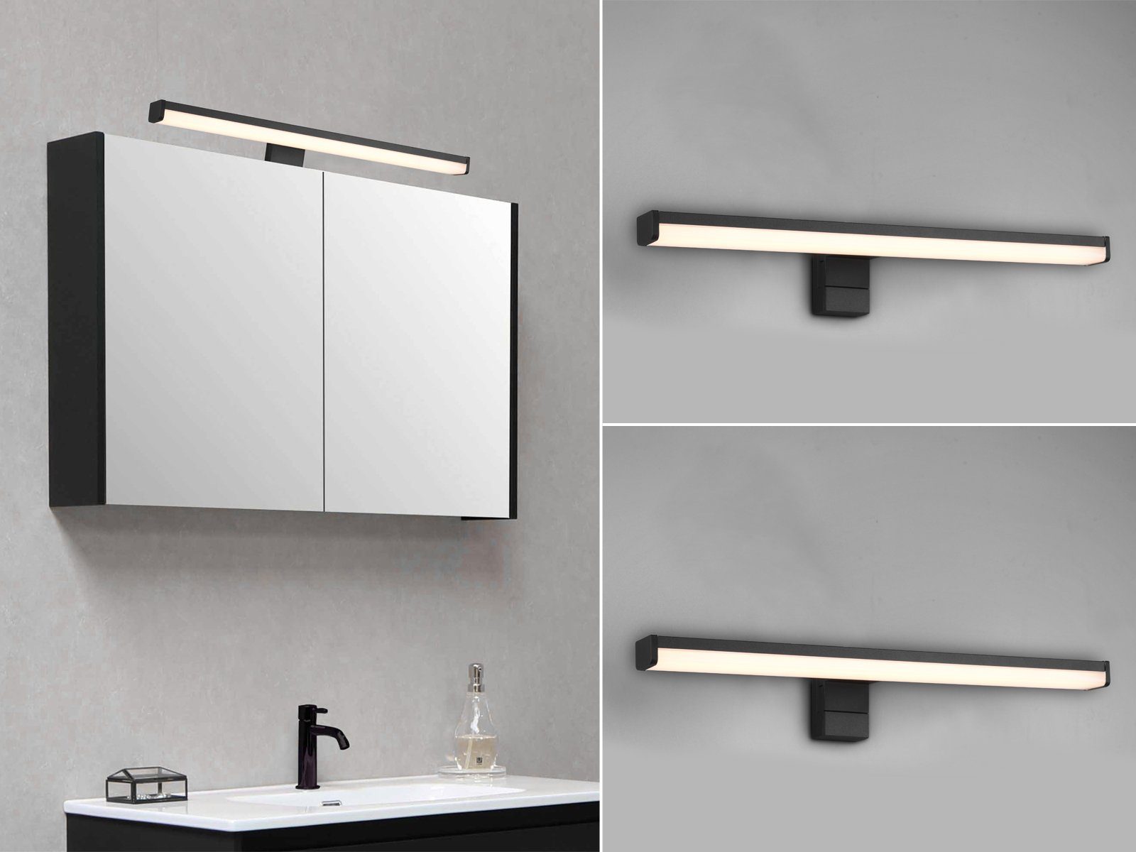 TRIO Leuchten Spiegelleuchte, LED fest integriert, Warmweiß, 2er Set LED Wa günstig online kaufen