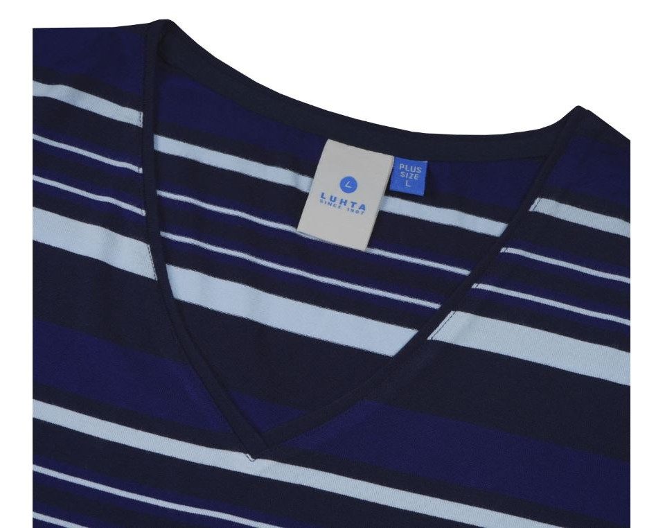 Luhta T-Shirt Luhta Kivihaka T-Shirt dk. blau h. blau