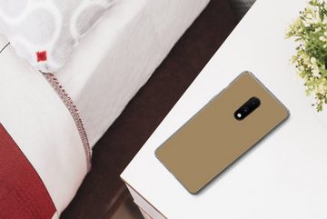 MuchoWow Handyhülle Palette - Beige - Innenbereich, Phone Case, Handyhülle OnePlus 7, Silikon, Schutzhülle