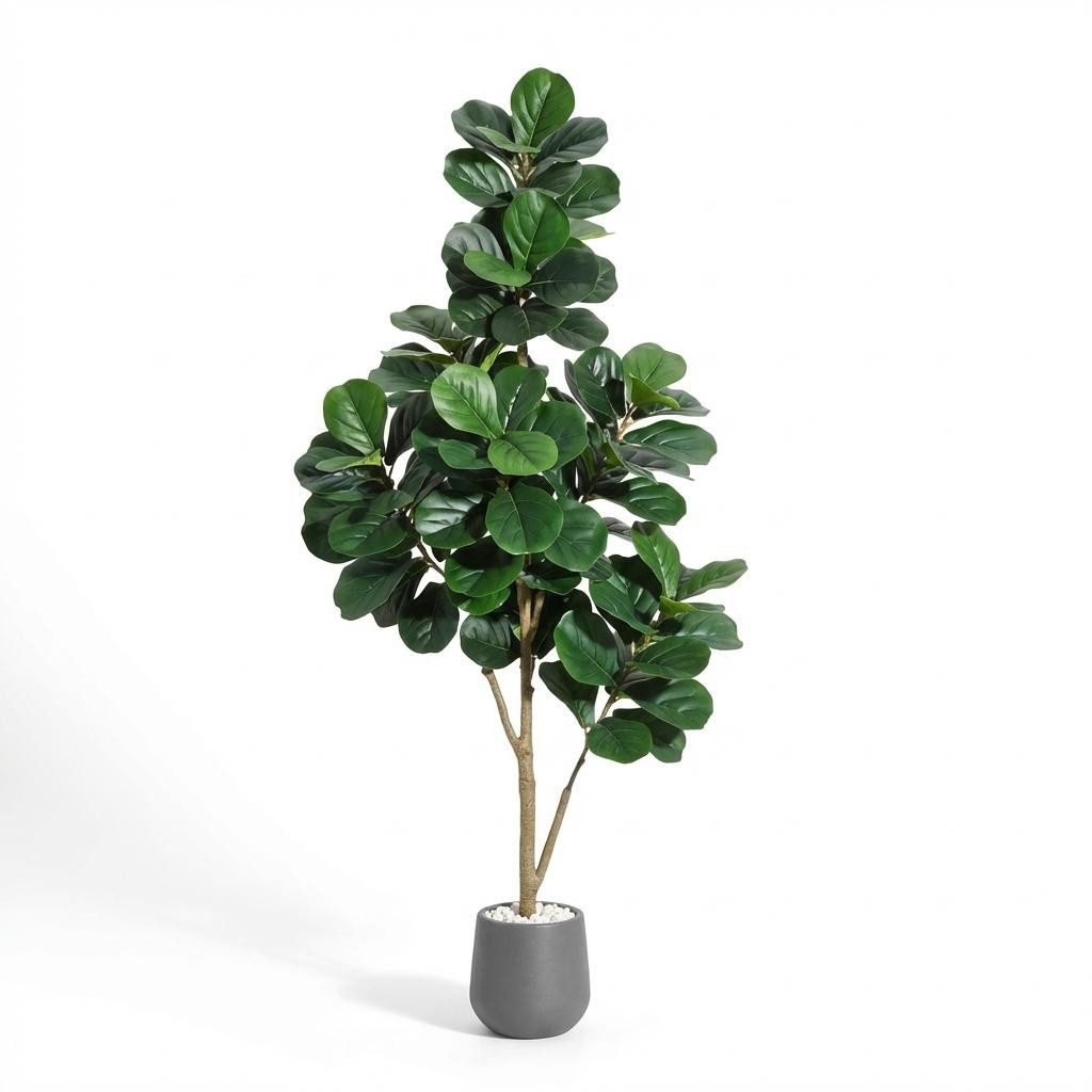 Kunstbaum Künstlicher Geigenblatt-Feigenbaum, Kunstpflanzen,künstlicher Baum, GarveeMore, Höhe 180 cm