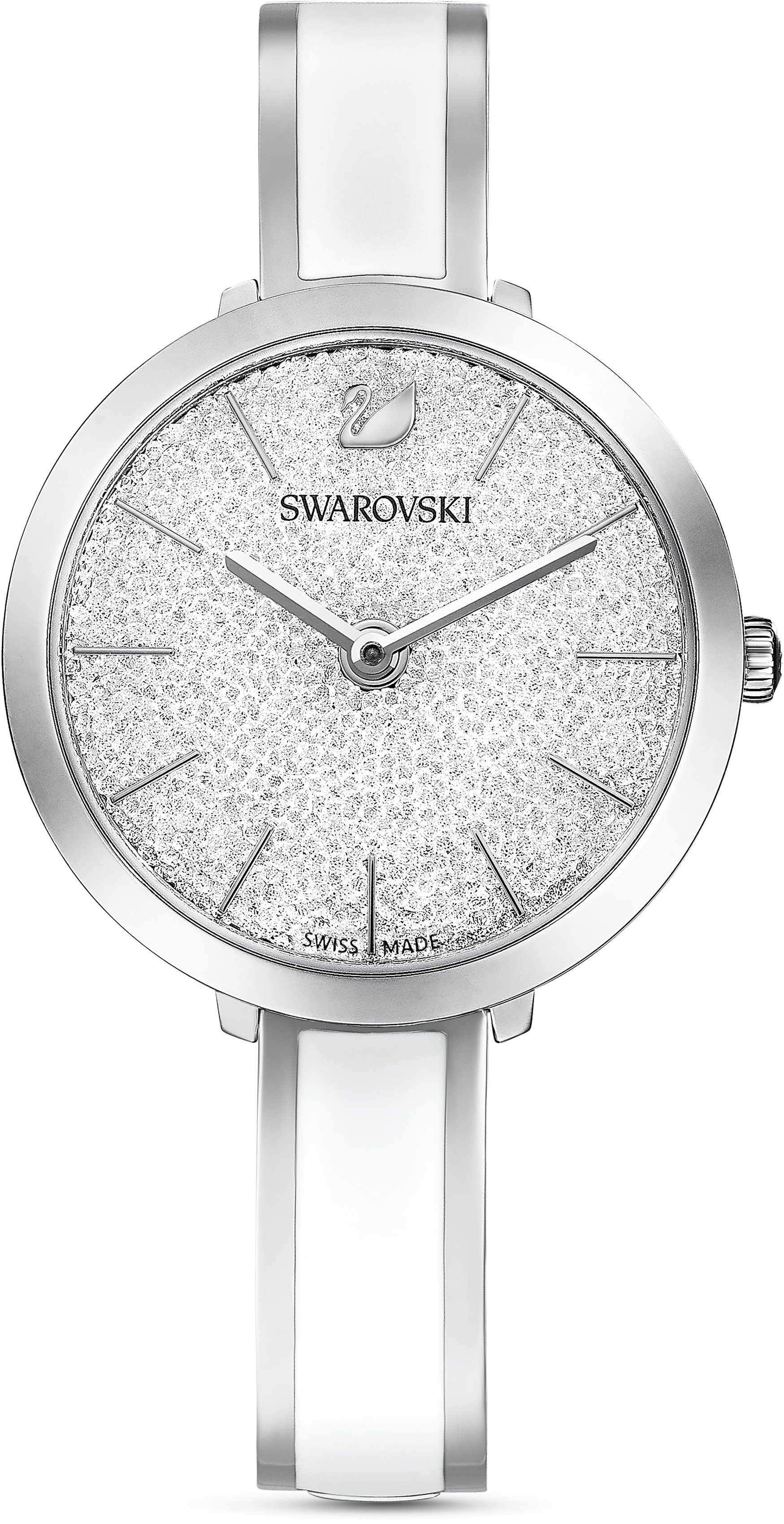 silber Swarovski Uhr Crystalline Schweizer Delight, 5580537