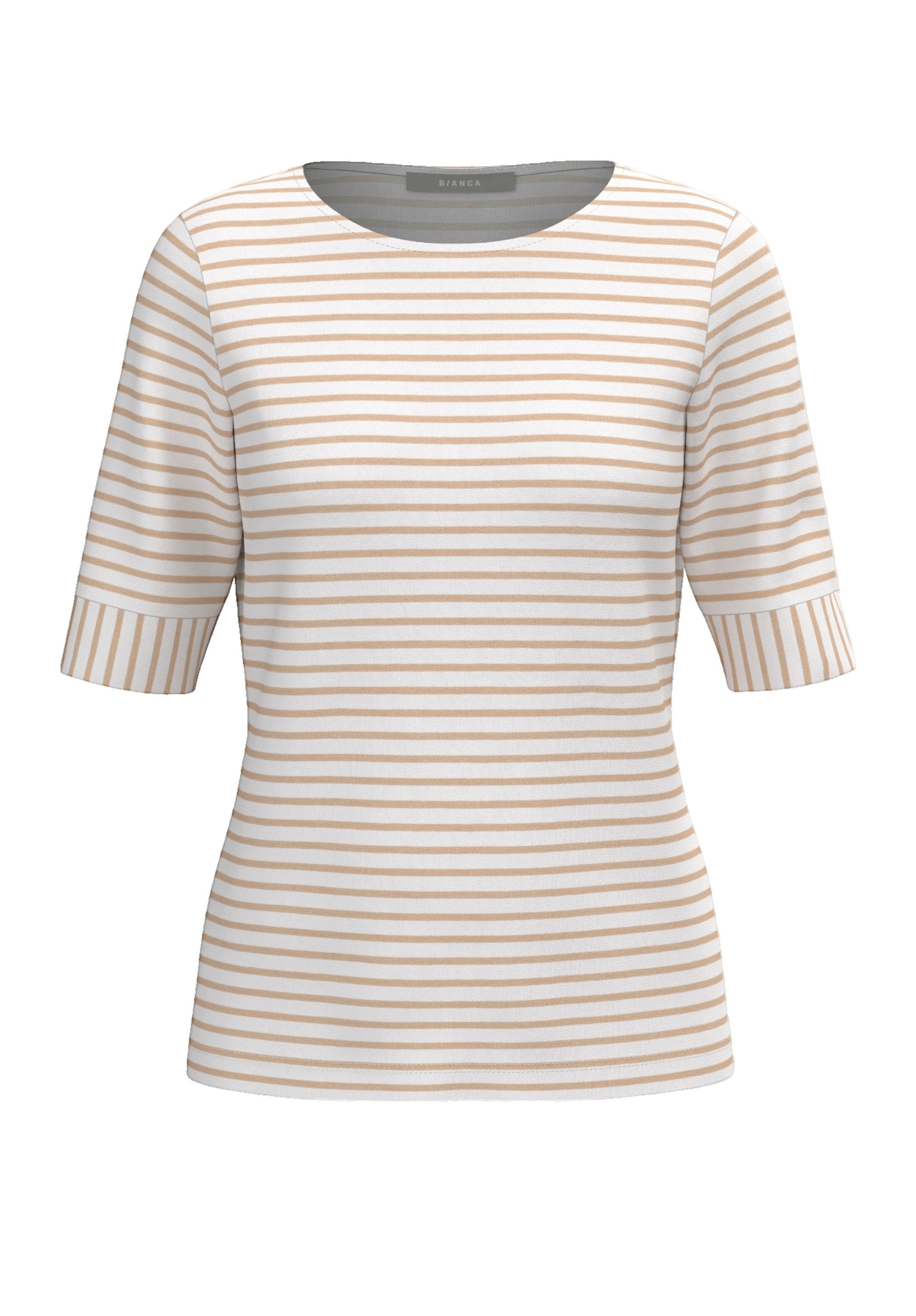bianca Kurzarmshirt DINIA im Ringel-Look in günstig online kaufen