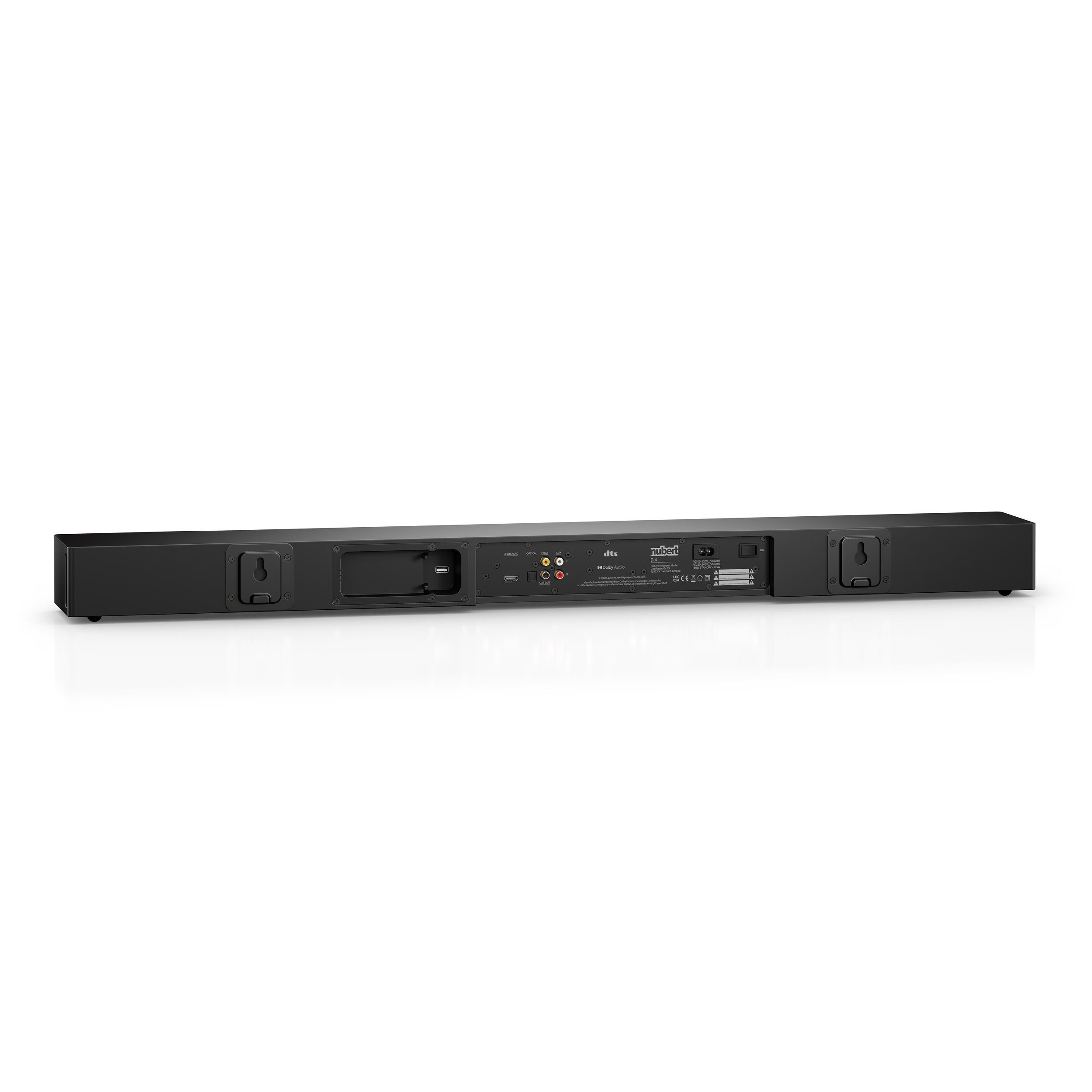 Nubert nuPro AS-2500 Soundbar 2.0 (Bluetooth, 160 W, Aktive Soundbar, 2x3-Wege, 160 W Dauerleistung, Voice)
