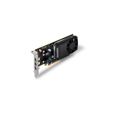 PNY Quadro P400 V2 VCQP400V2-SB Grafikkarte (2 GB, GDDR5, 3 x mDP to DP, 1xmDP to DVI SL, ultraleiser aktiver Lüfter)