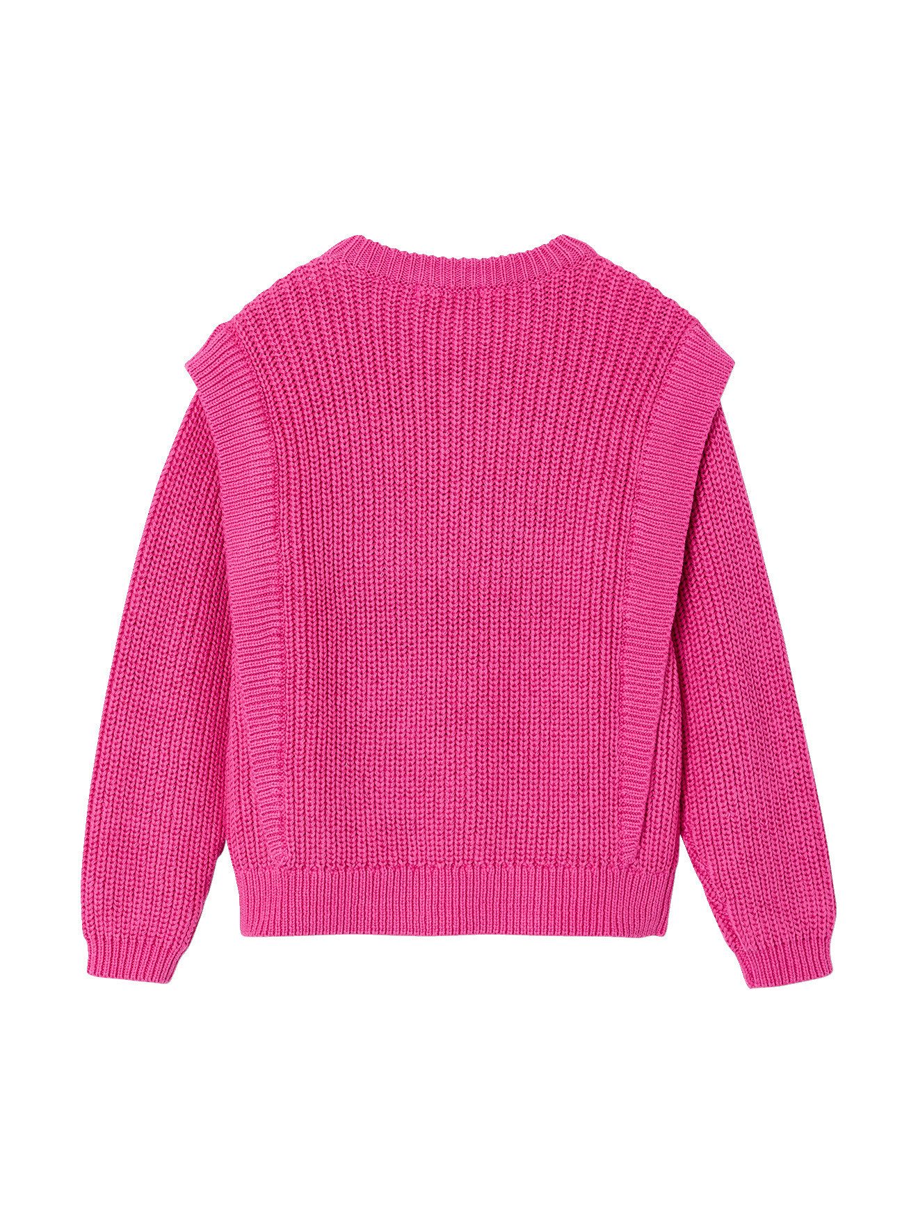 vertbaudet Pullunder Pullover mit Volants Mädchen