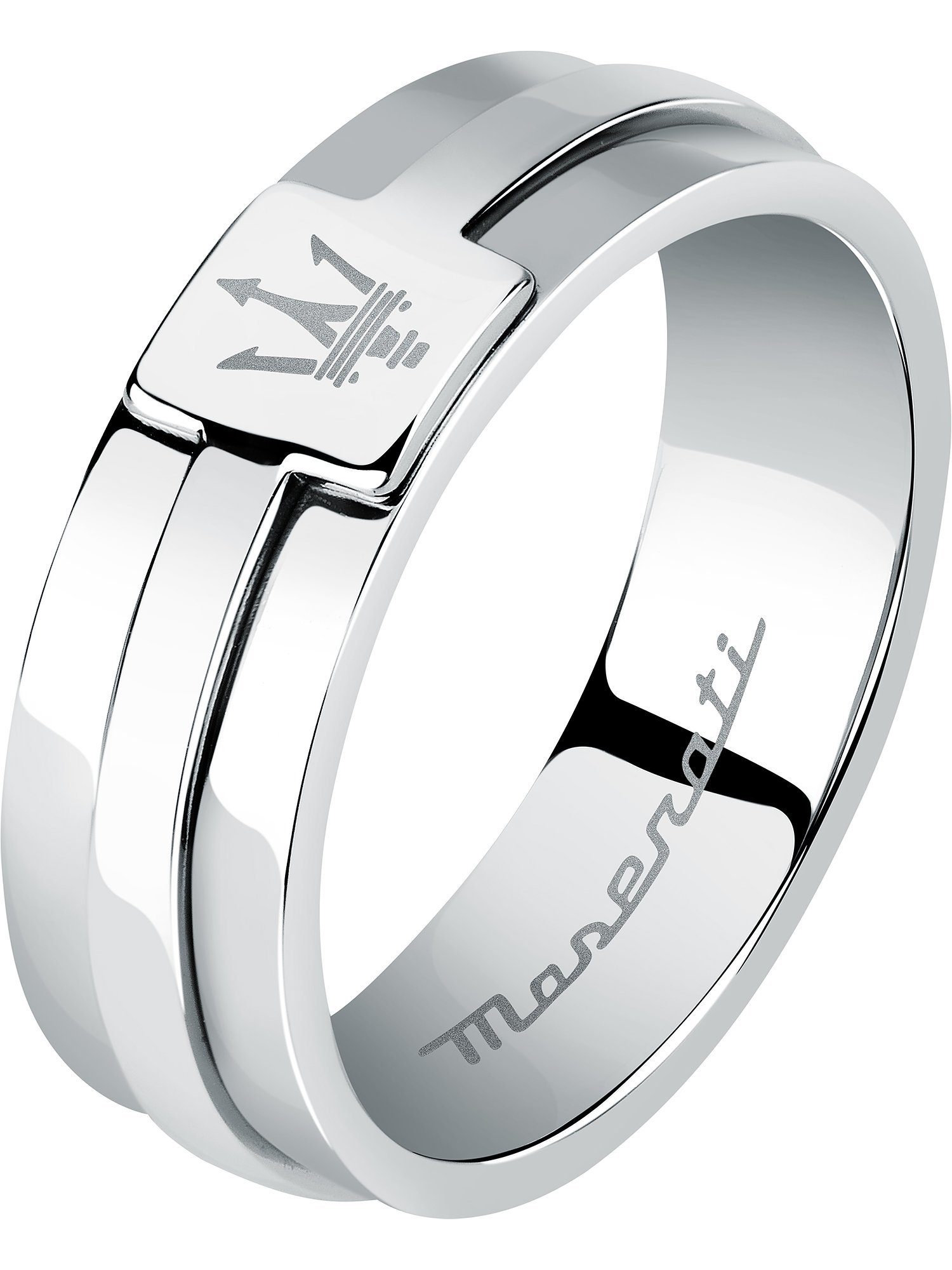 MASERATI Edelstahl Maserati Fingerring Herren-Herrenring