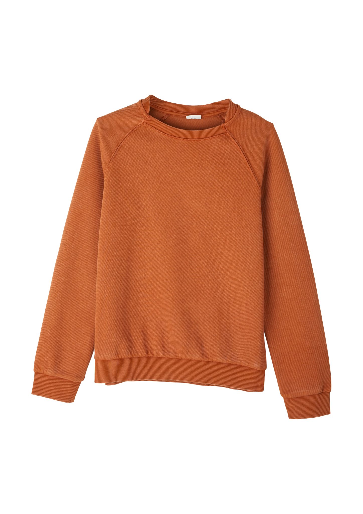 orange Sweatshirt Sweatshirt mit s.Oliver Crewneck