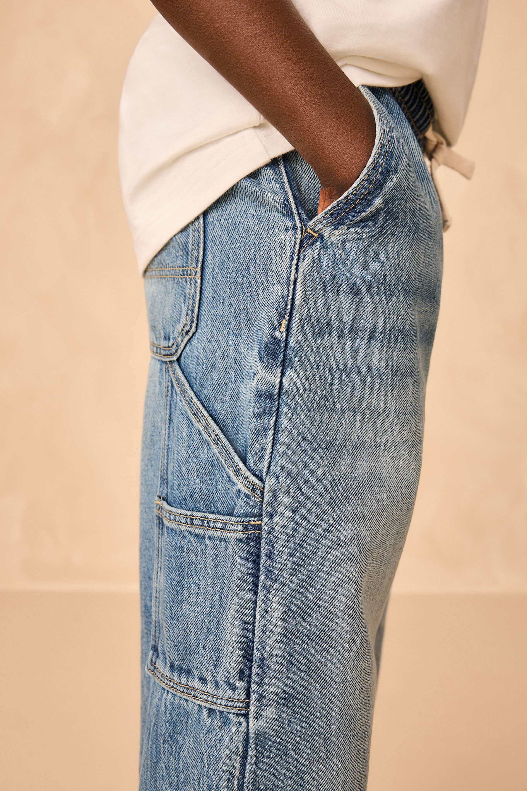 Next Schlupfjeans Schlupfjeans im Zimmermann-Stil (1-tlg)