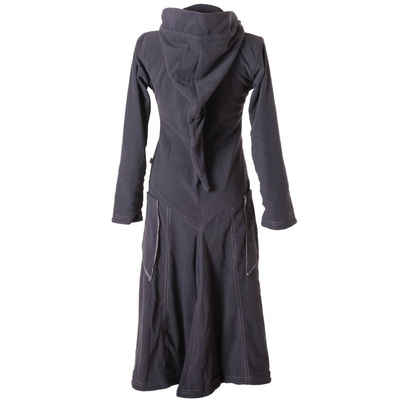 Vishes Langmantel »Langer, warmer Fleece Mantel mit Zipfelkapuze« Elfen, Boho, Goa Boho Style