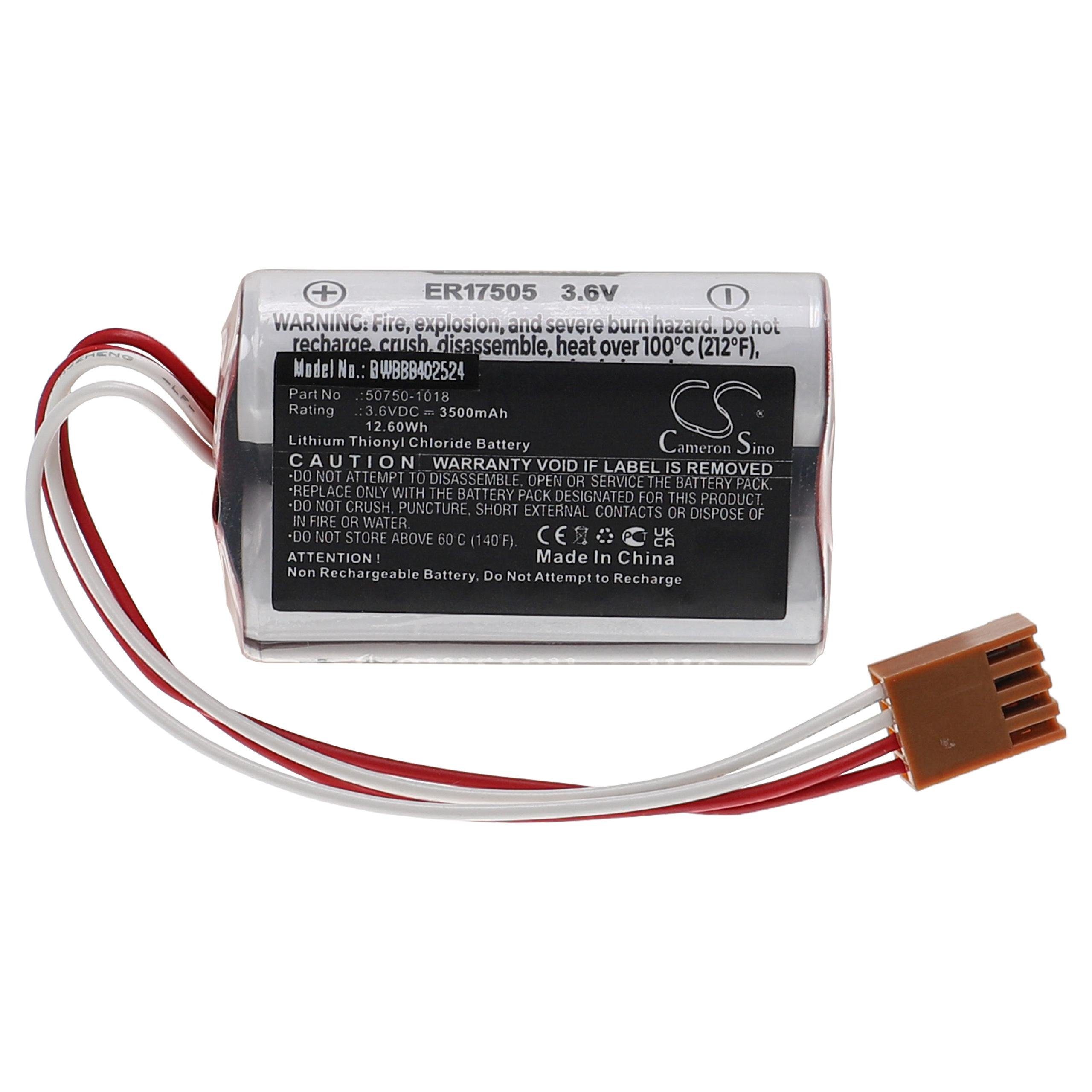 vhbw Akku Li-SOCl2 3500 mAh (3,6 V)