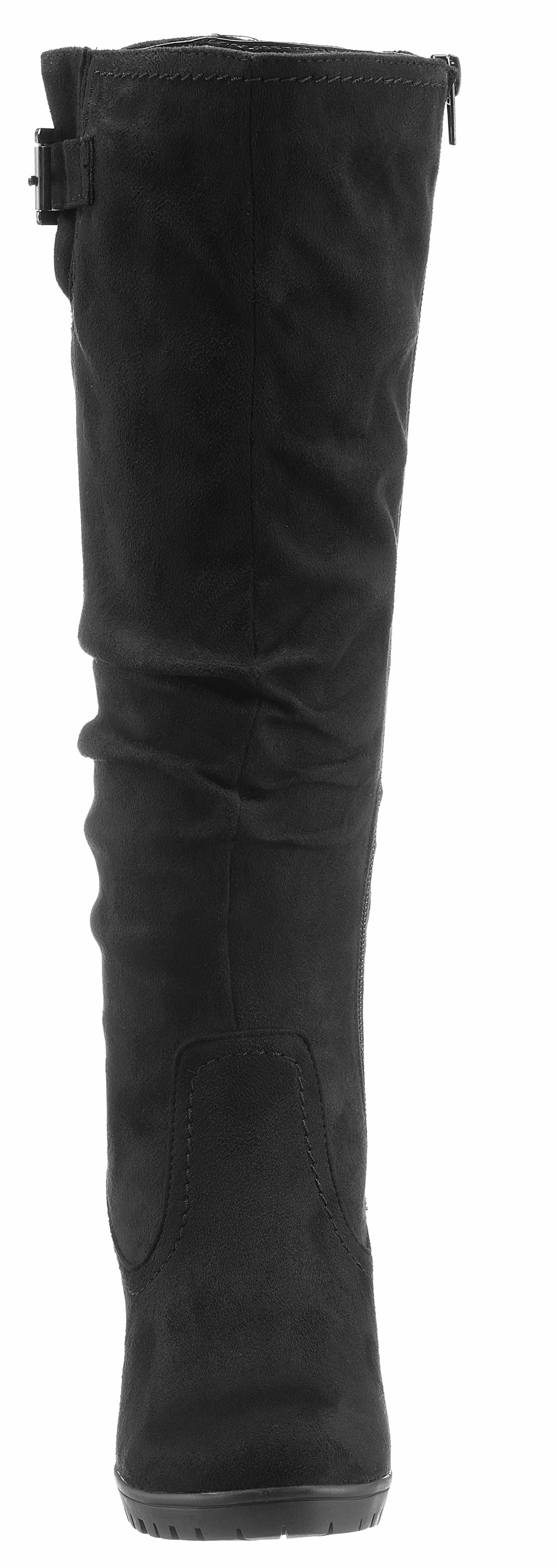 Aniston SHOES Stiefel mit Raffungen am slouchy Schaft. € 59,99