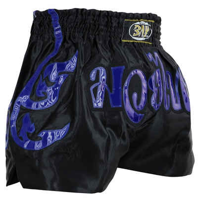 BAY-Sports Sporthose Thaiboxhose Thaiboxen Hose Shorts Muay Thai Kick (1-tlg) Kixkboxen, MMA, für Kinder und Erwachsene