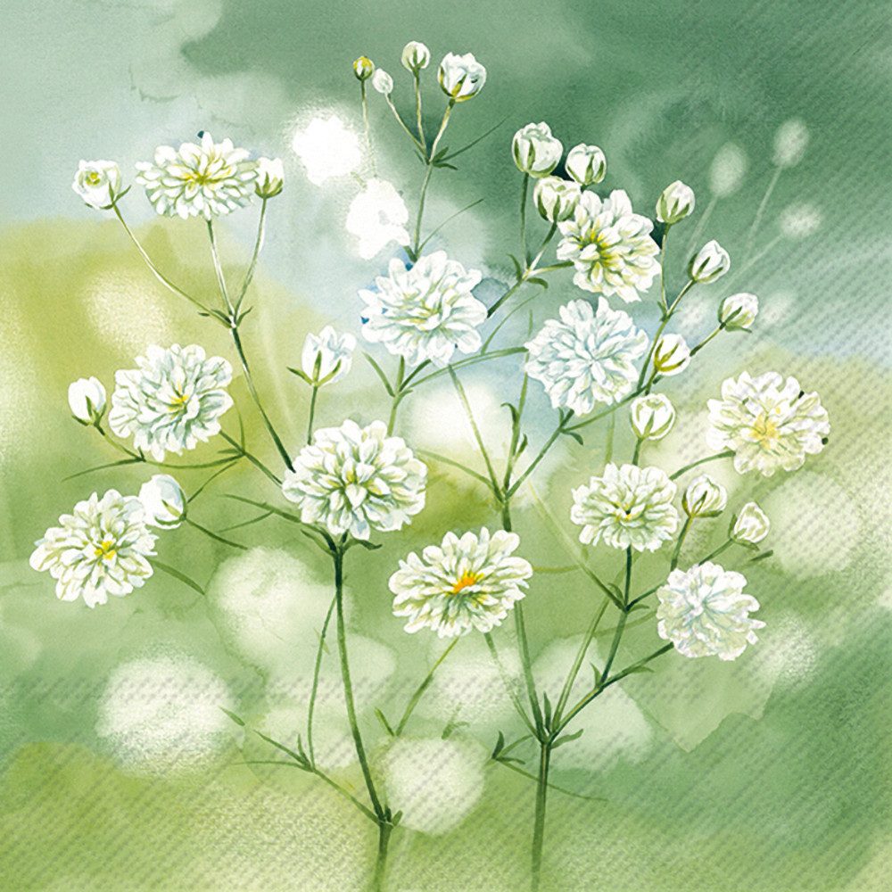 IHR Papierserviette Serviette Little Beauties, (20 St), 33 x 33 cm