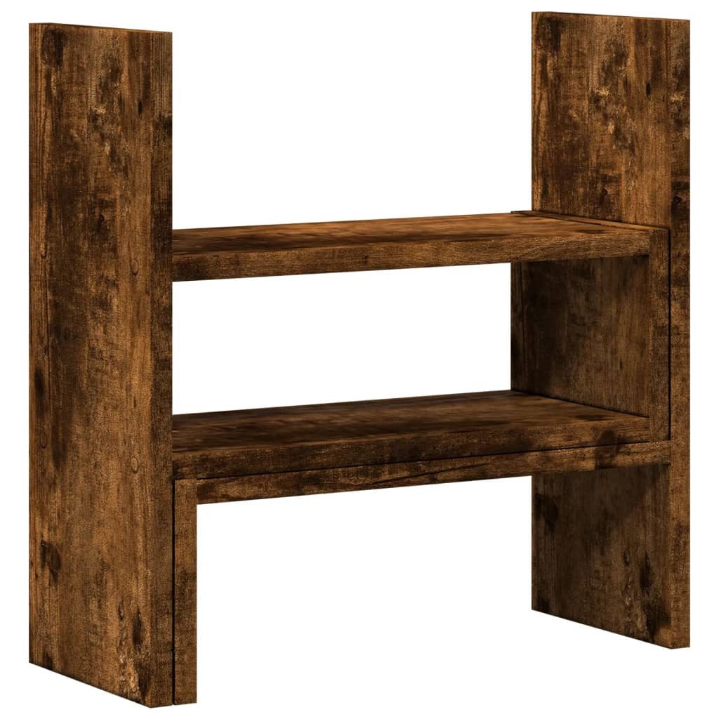 vidaXL Computertisch Schreibtisch-Organizer Verstellbar Räuchereiche 40x17x günstig online kaufen