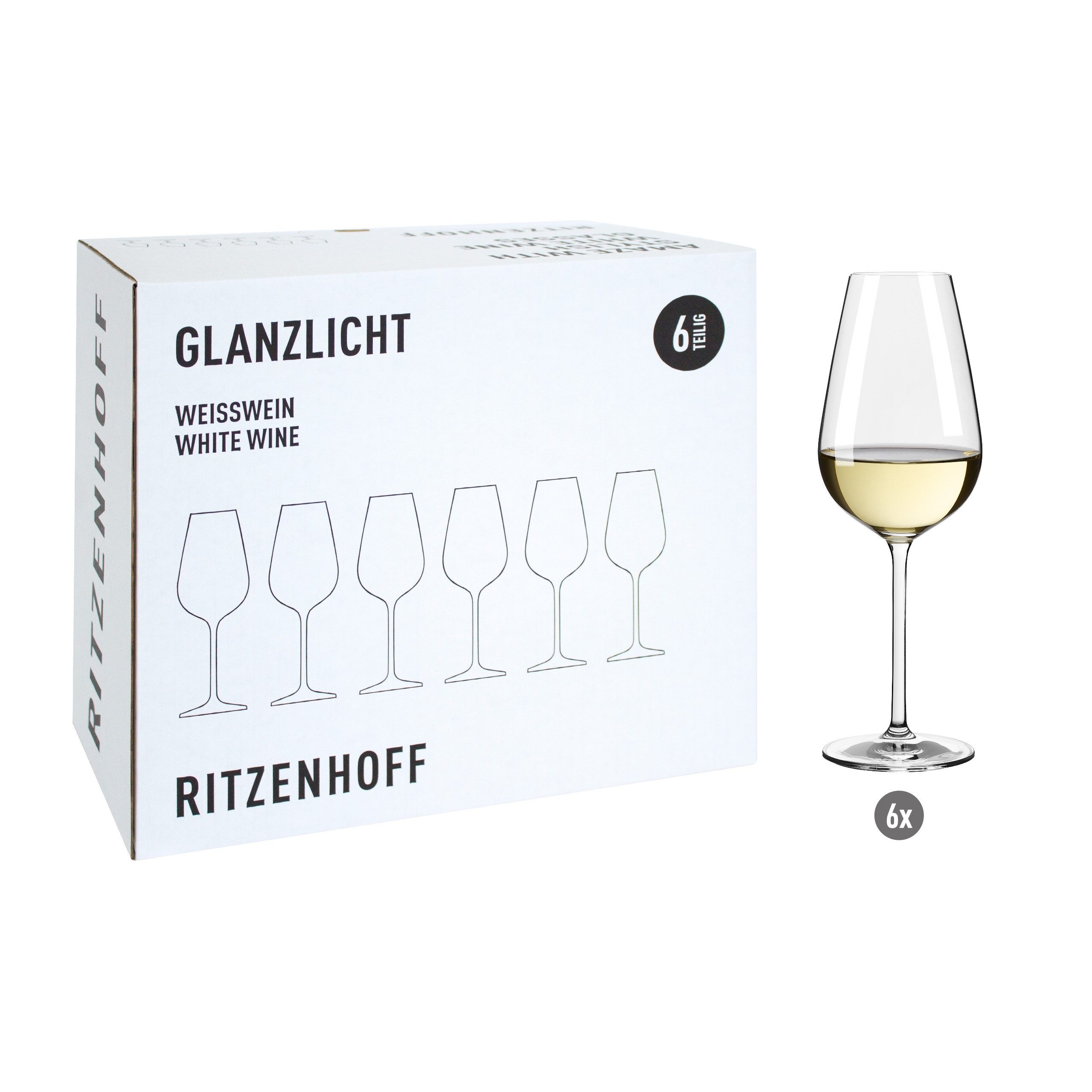 Ritzenhoff Gläser-Set Glanzlicht Aspergo