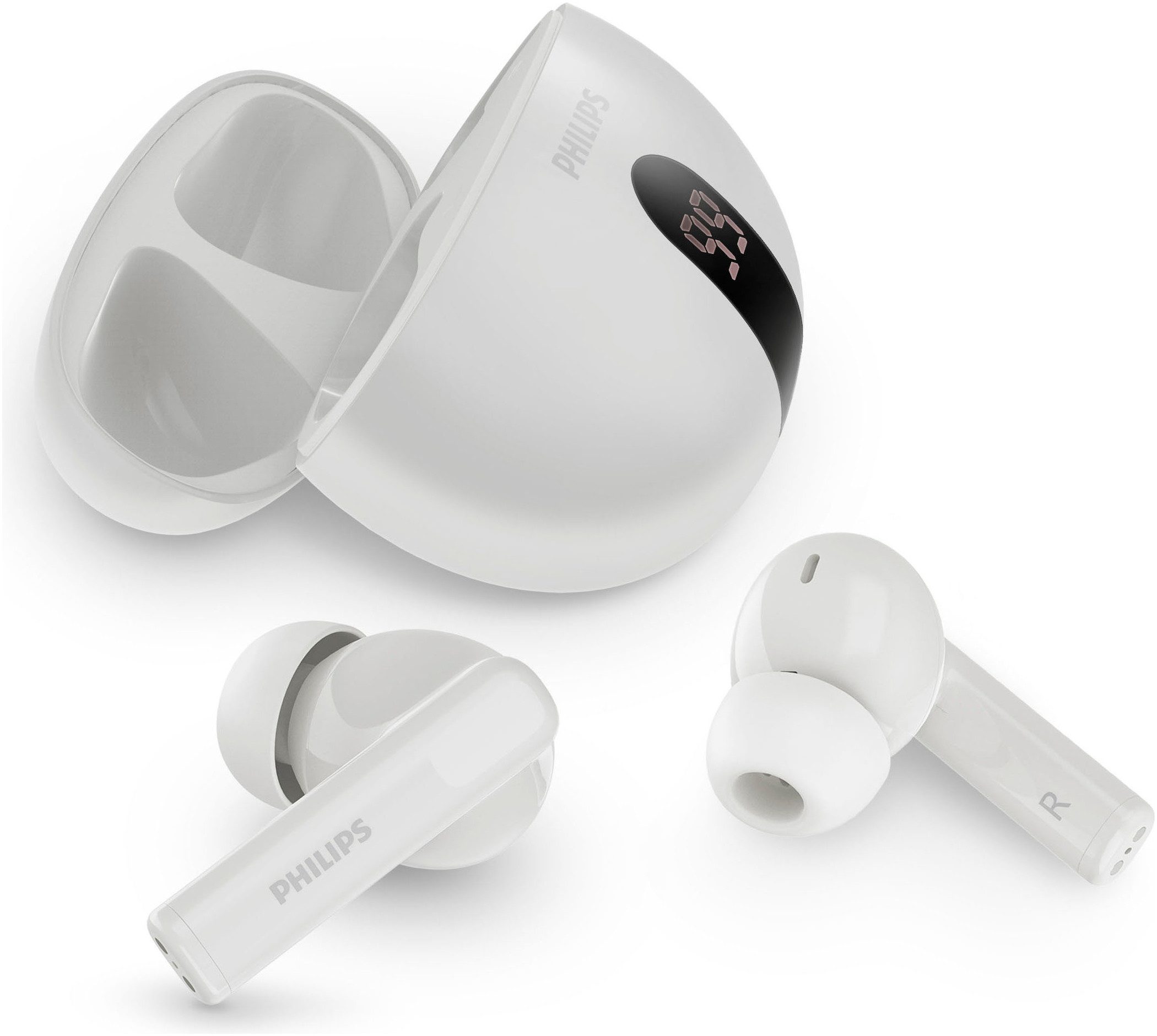 Philips TAT 2520 wireless In-Ear-Kopfhörer (Adaptive Noise-Cancelling, Freisprechfunktion, Multi-Point-Verbindung, Rauschunterdrückung, Sprachsteuerung, kompatibel mit Siri, Google Assistant, Siri, Bluetooth)