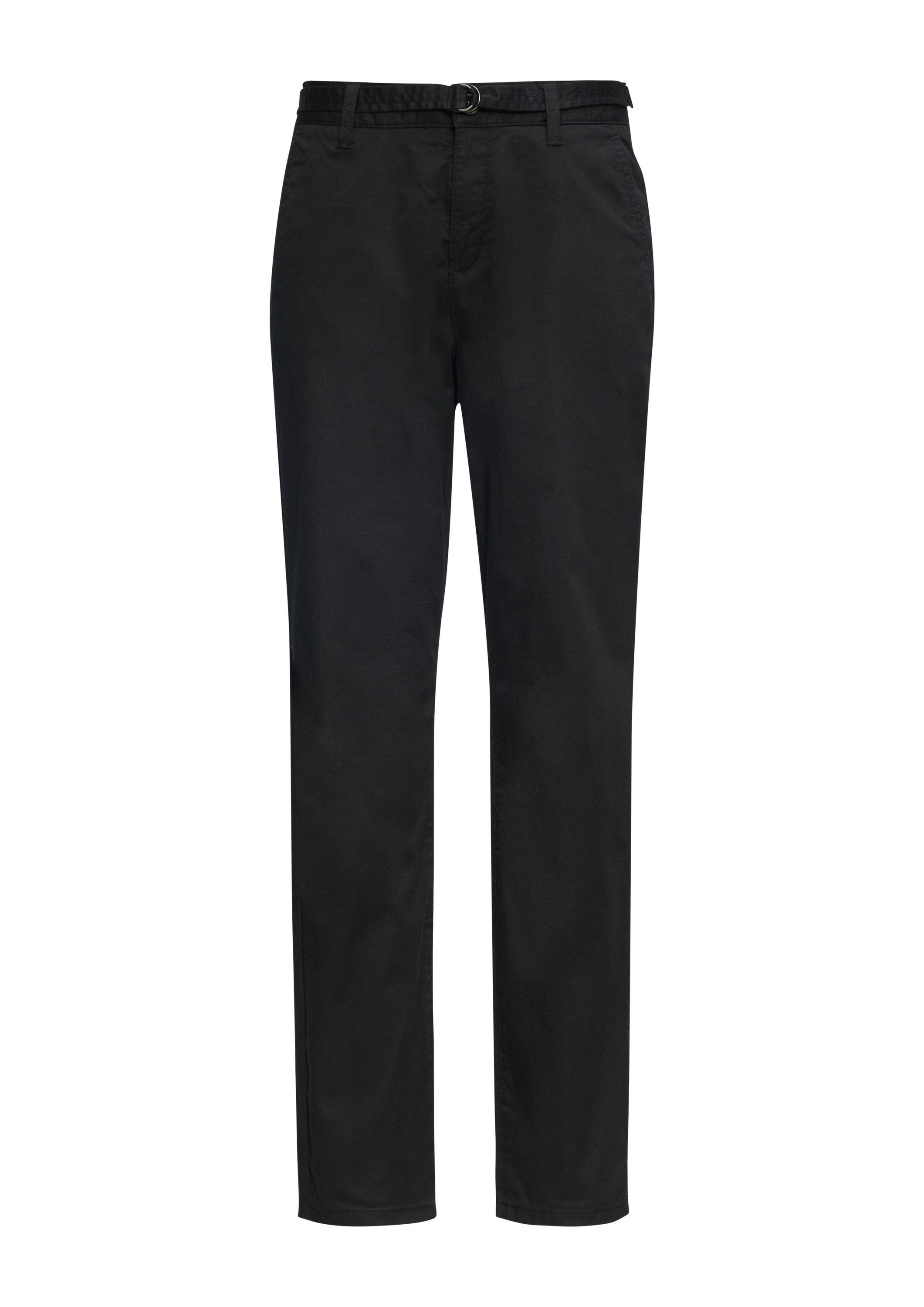 s.Oliver Chinos Hose CHINO Regular: Chino mit Stoffgürtel günstig online kaufen