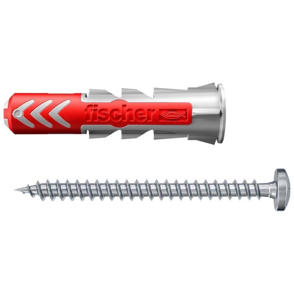 fischer Schrauben- und Dübel-Set Fischer Dübel-Set Duopower 6.0 x 30 mm - 12 Stück – Bild 3 von 4