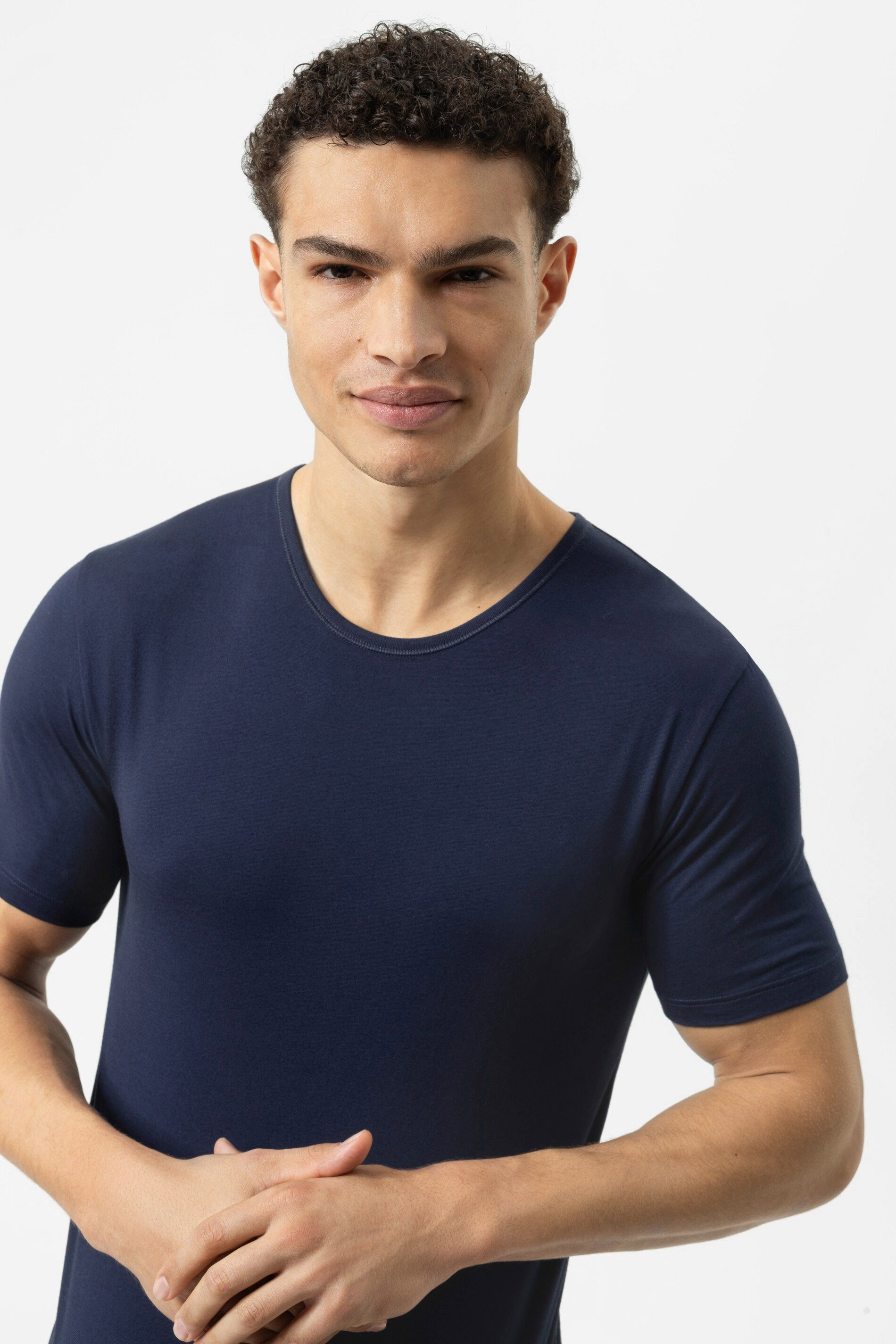 Mey Unterziehshirt Mey Herren Shirt Serie Dry Cotton Uni Shirt (1-St) Crew Neck, Elastischer Halsausschnitt, Atmungsaktiv