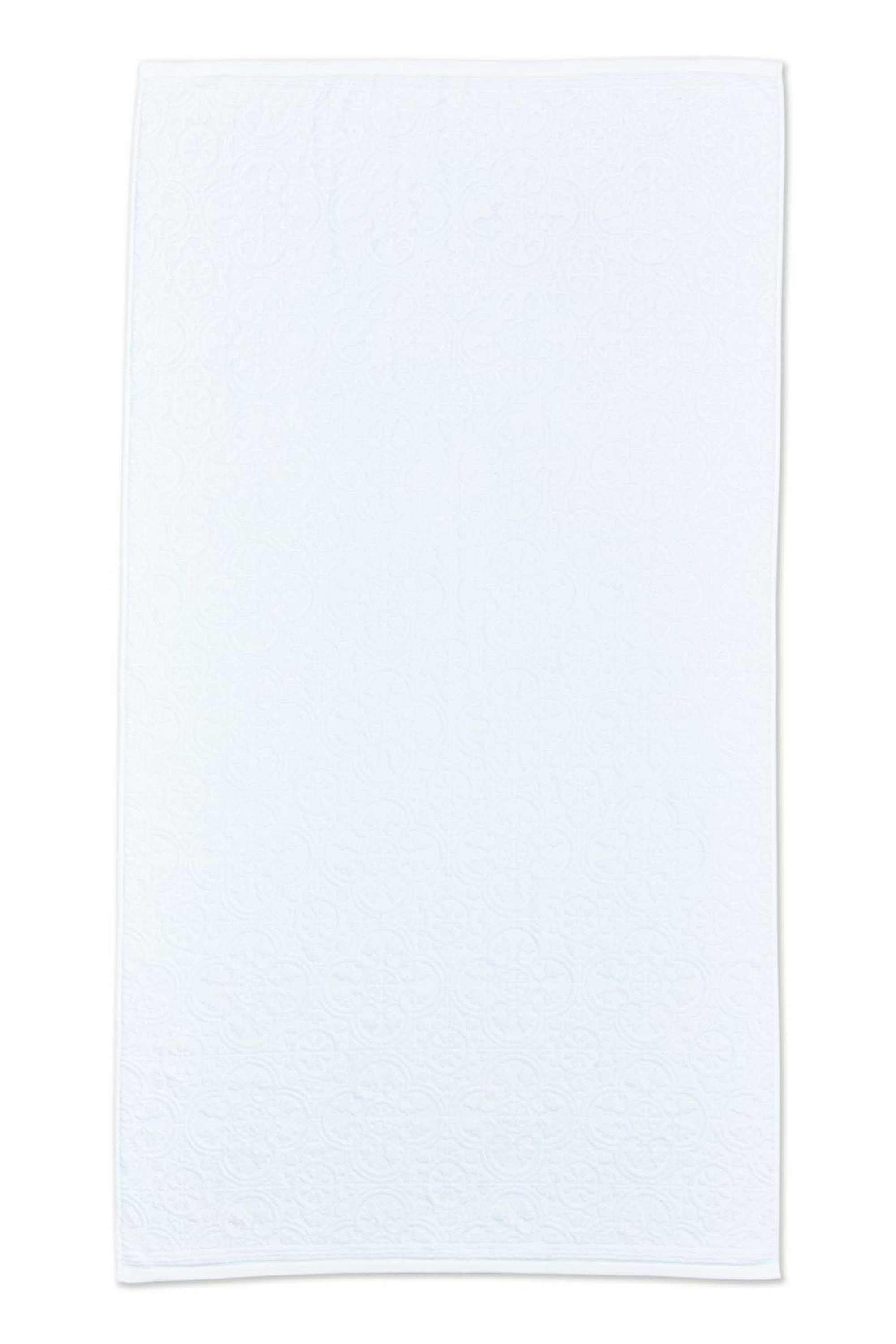 PiP Studio Handtuch Pip Studio Saunatuch Tile de PIP, 100 x 180 cm, weiß, Baumwolle (1-St), rechteckig