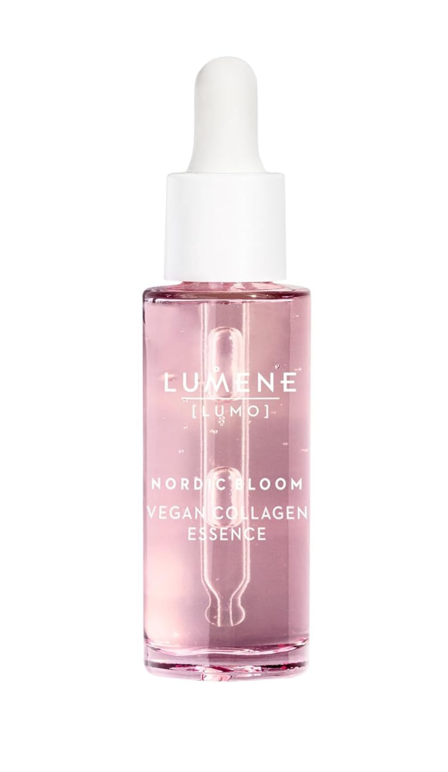 Lumene Gesichtsserum Nordic Bloom [LUMO] Collagen Essence Serum Mit veganem Kollagen und nordischen Beerenextrakten angereichert, Strahlkraft & Spannkraft für deine Haut