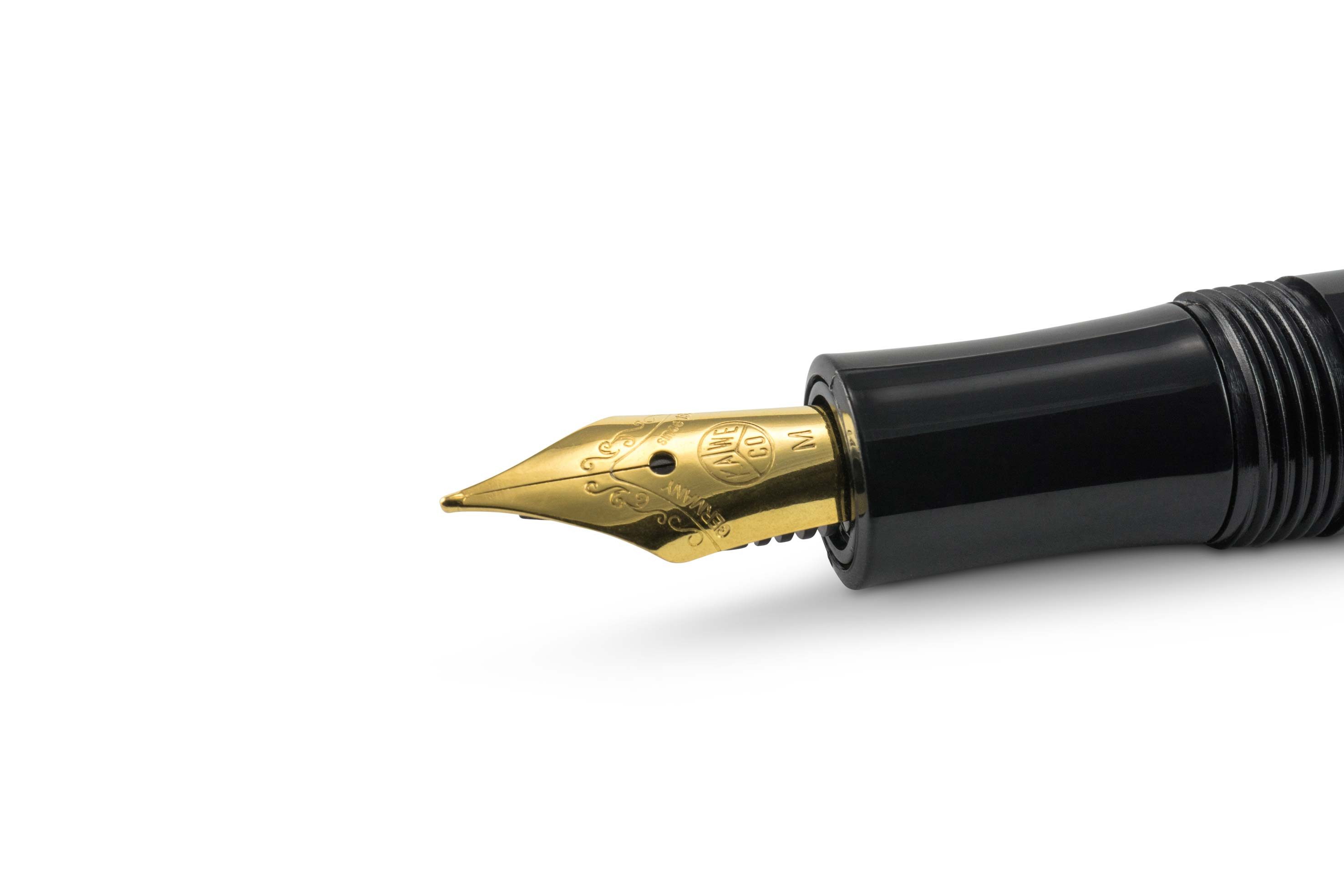 Kaweco Füllfederhalter Kaweco CLASSIC Sport Füllhalter Schwarz, Extra Fein vergoldet