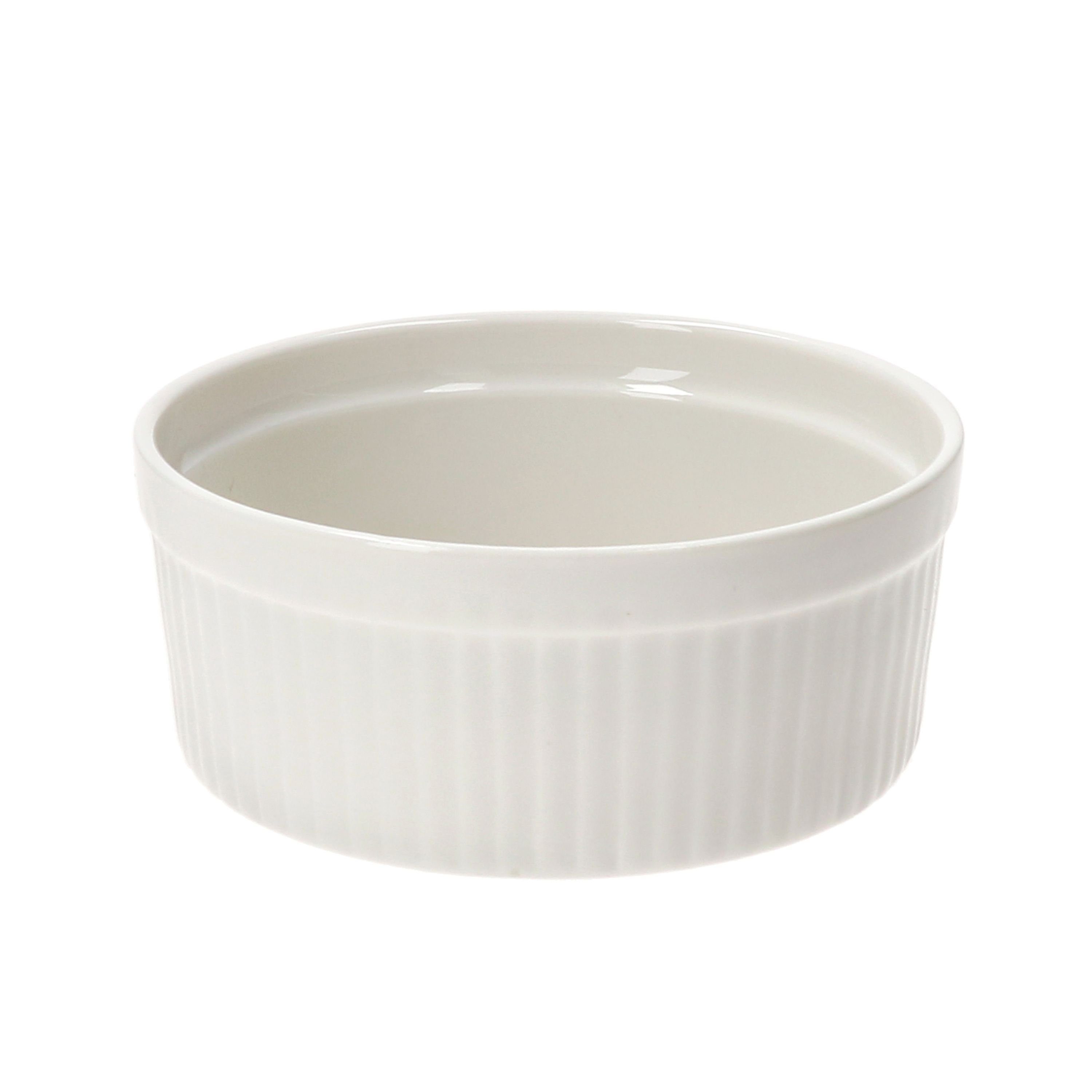 MamboCat Servierschale 6er Set Creme Brulee Schale Bianca 12,5x5cm weiß - 24302129, Porzellan