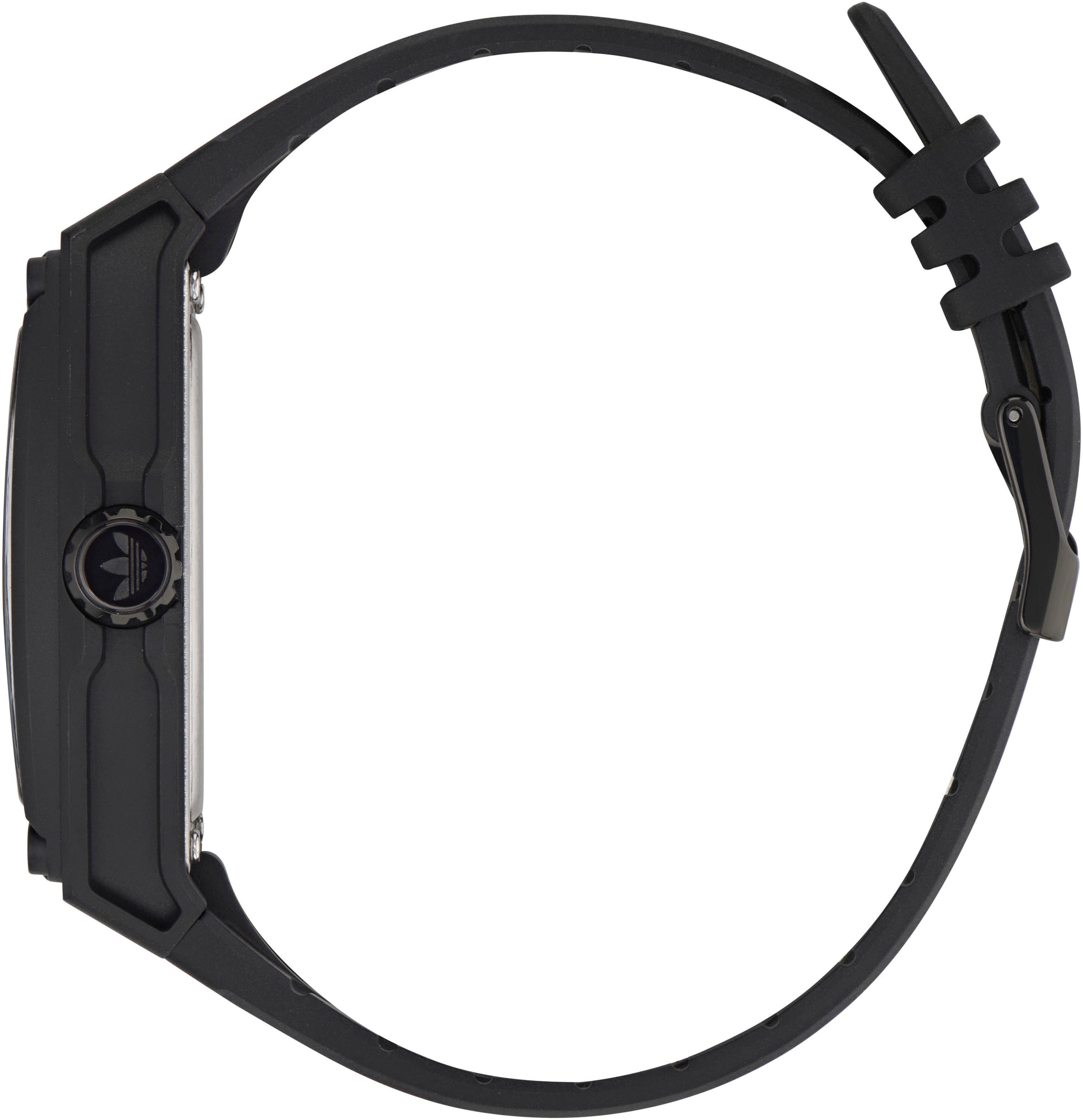 adidas Originals Quarzuhr CITY TECH FIVE AOFH255092I, Armbanduhr, Herrenuhr, Damenuhr, Resinarmband, Leuchtzeiger