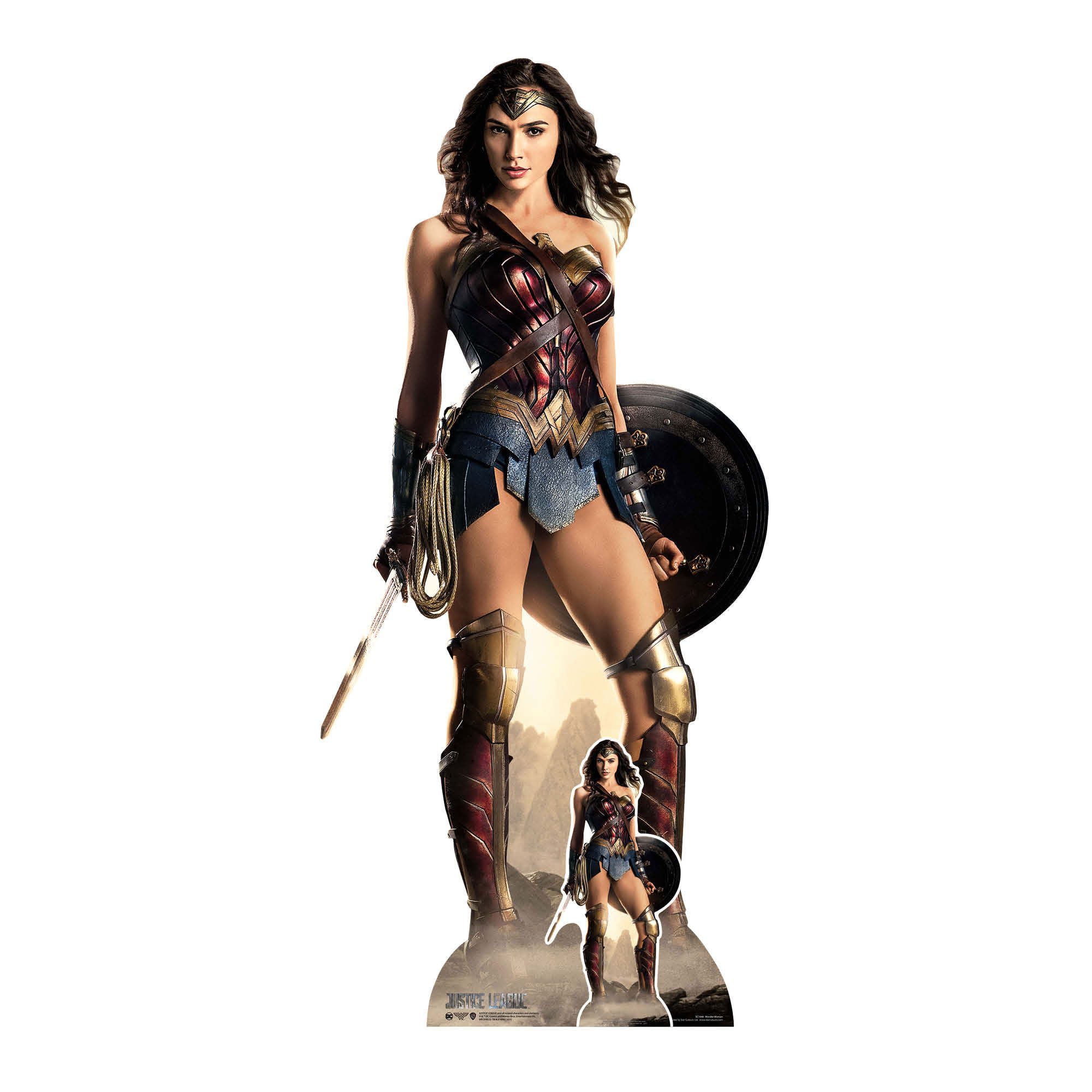 Dekofigur Wonder Woman Pappaufsteller Justice League Pappaufsteller