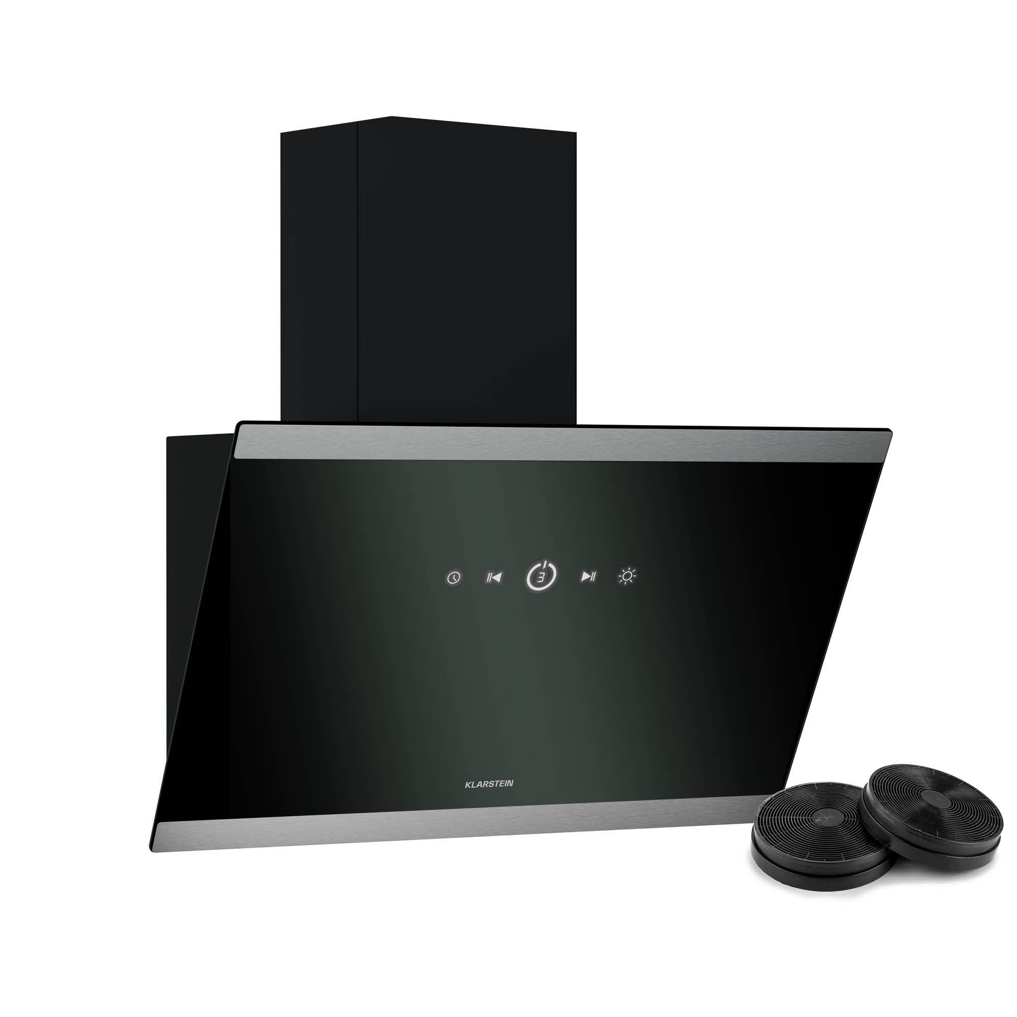 Klarstein Deckenhaube FlashLine FlashLine, Dunstabzugshaube Küche Abzughaube Abluft Umluft Edelstahl LED