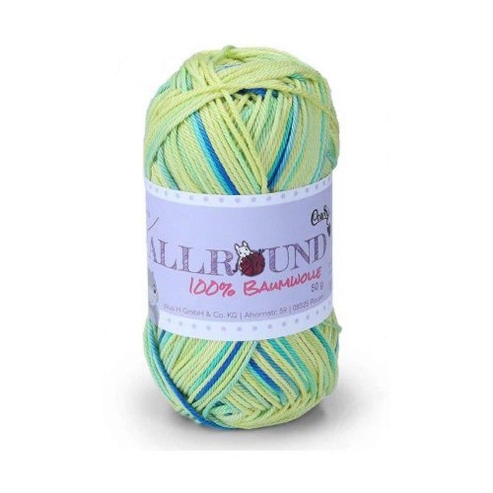 H-Erzmade Dekofigur Plus Wolle Cottani Color, 50g/125m, 100% Baumwolle Grün